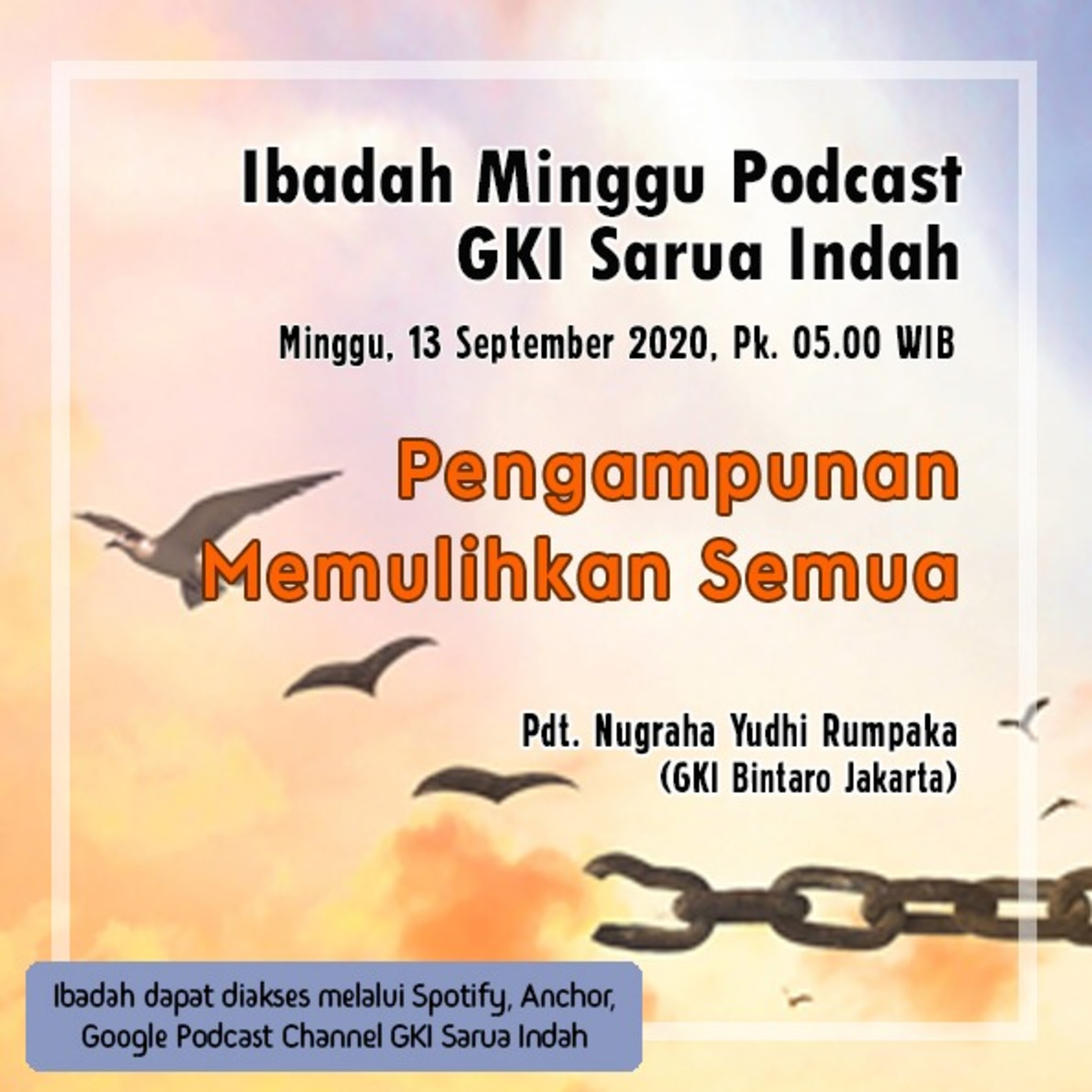 Ibadah Online 13 September 2020 episode artwork