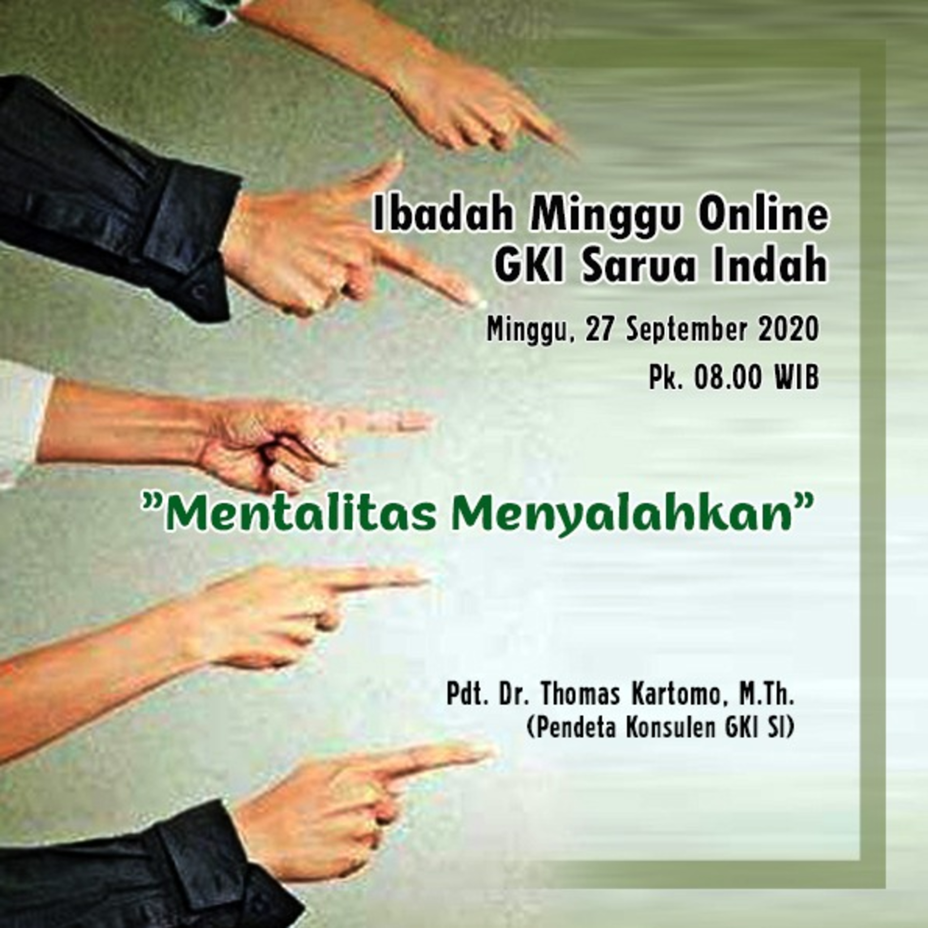 Ibadah 27 September 2020 episode artwork