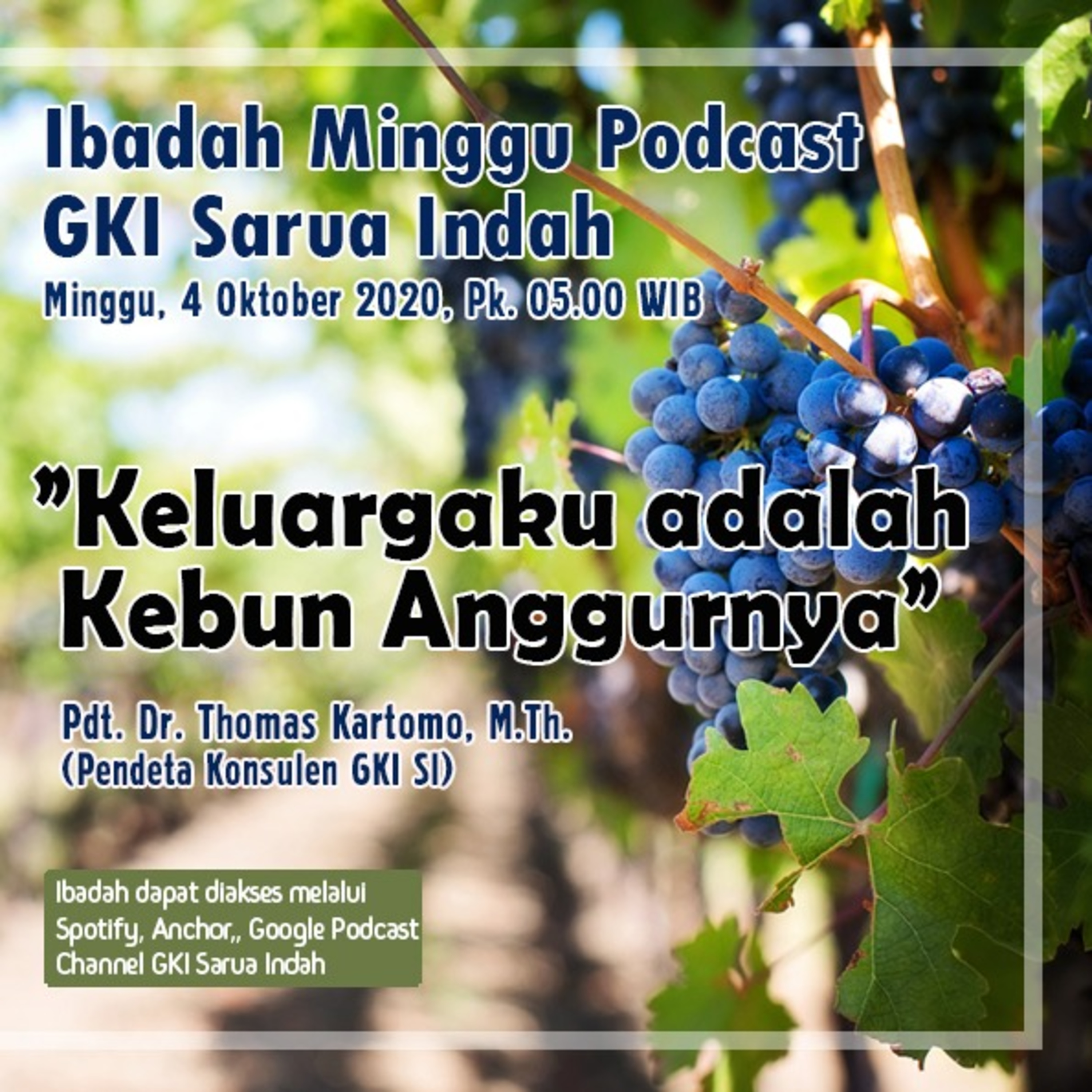 Ibadah Online 4 Oktober 2020 episode artwork
