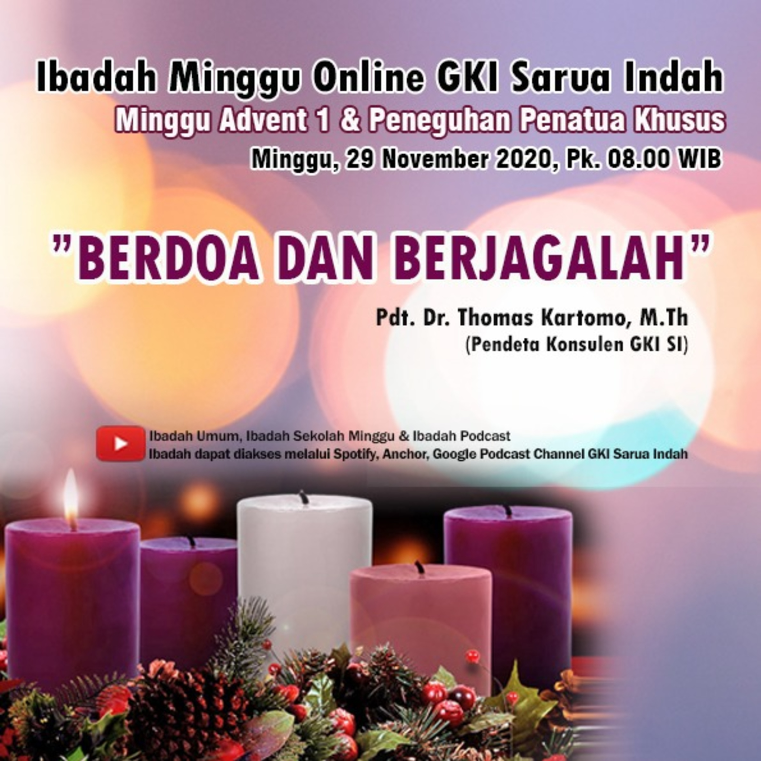 Ibadah Online 29 November 2020 episode artwork