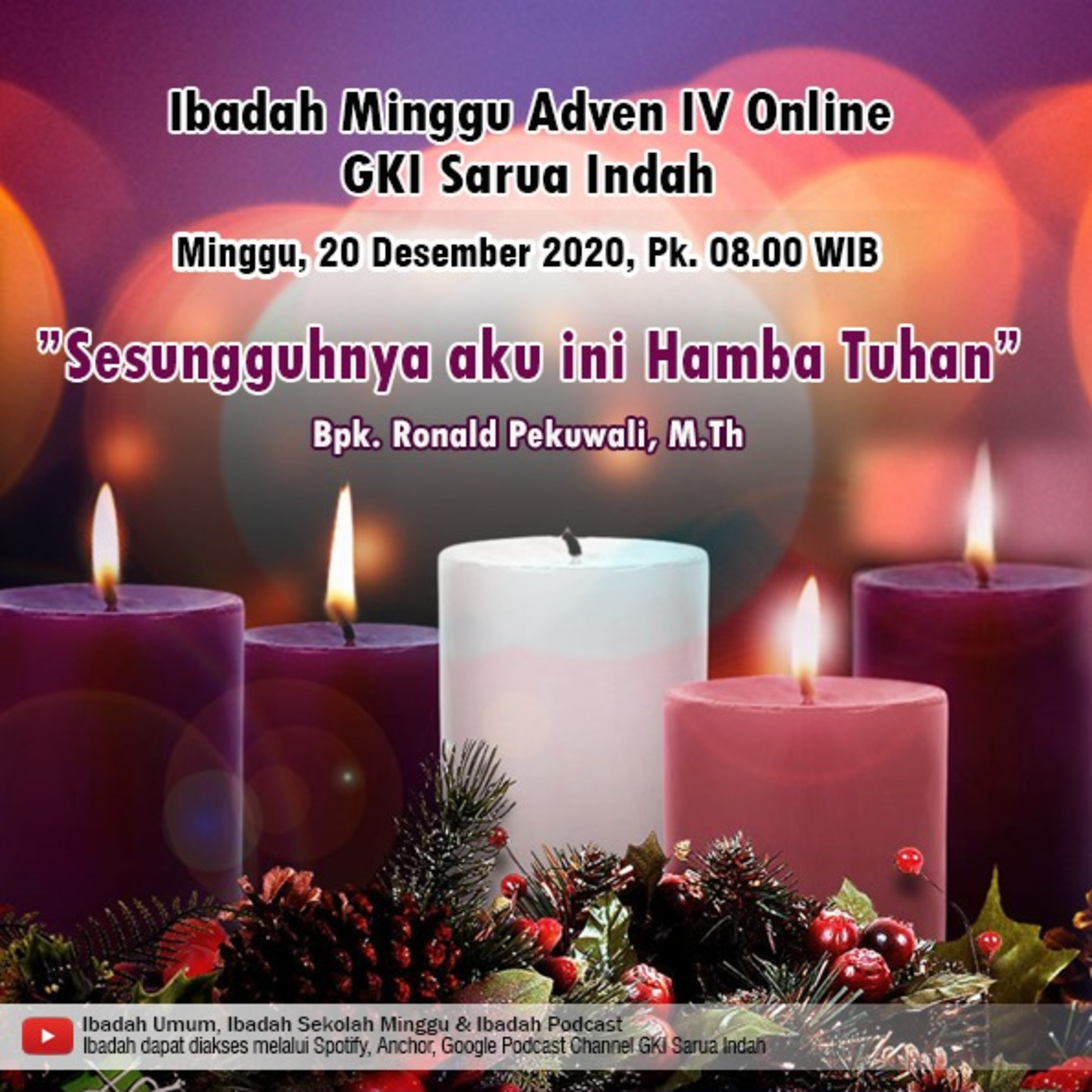Ibadah Online 20 Desember 2020 episode artwork