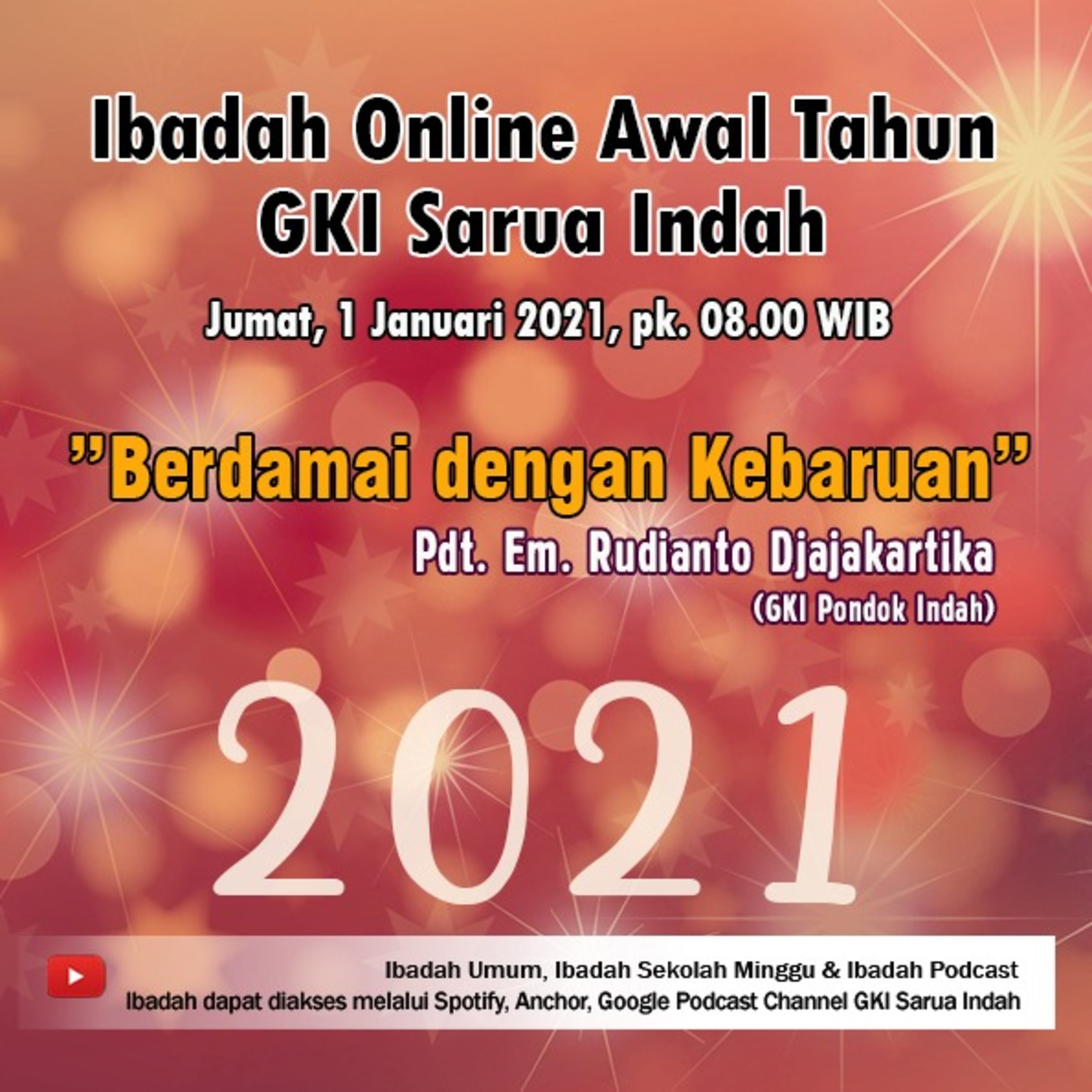 Ibadah Online Awal Tahun 1 Januari 2021 episode artwork