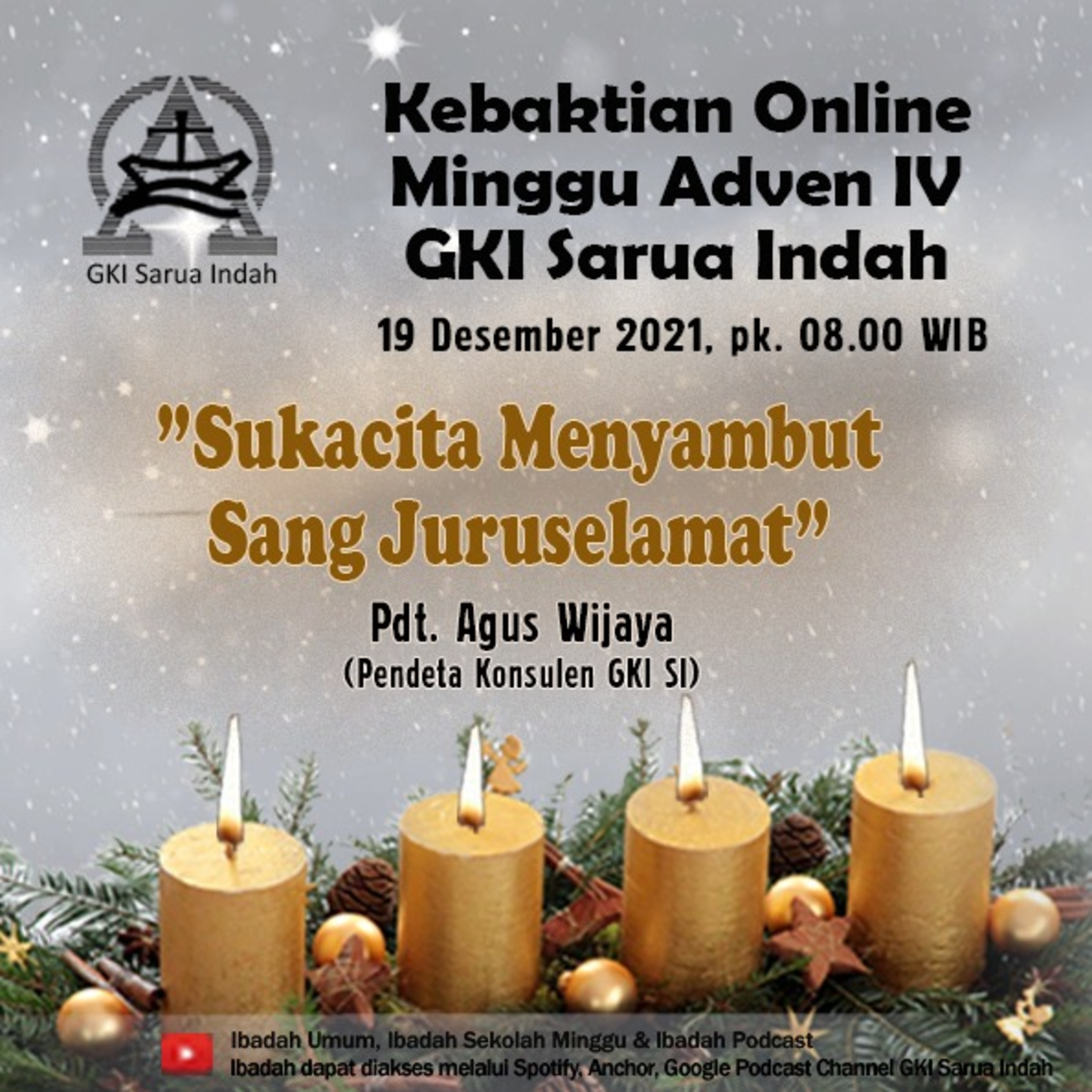 Ibadah Minggu Advent ke IV episode artwork