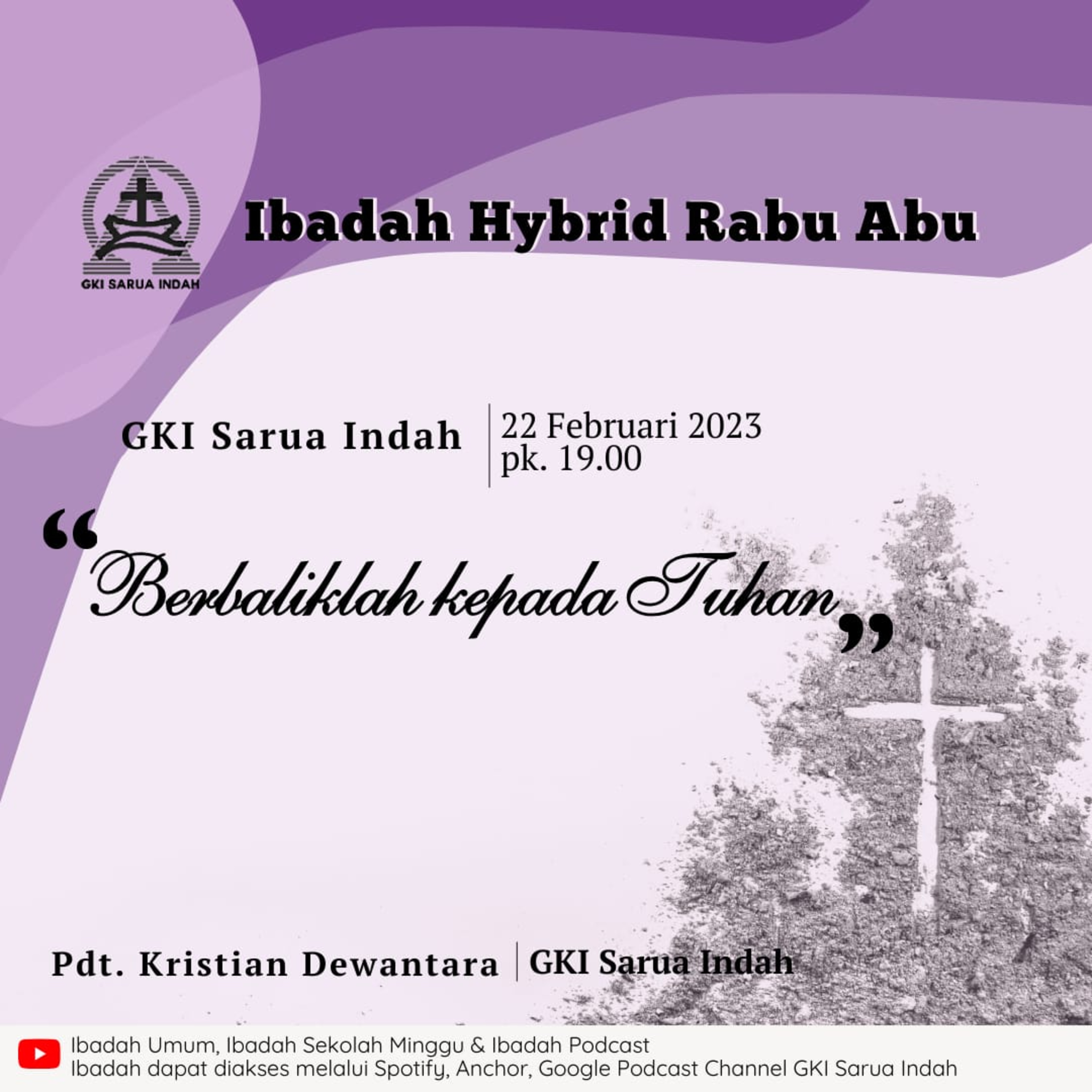 Ibadah Rabu Abu, 22 Februari 2023 episode artwork