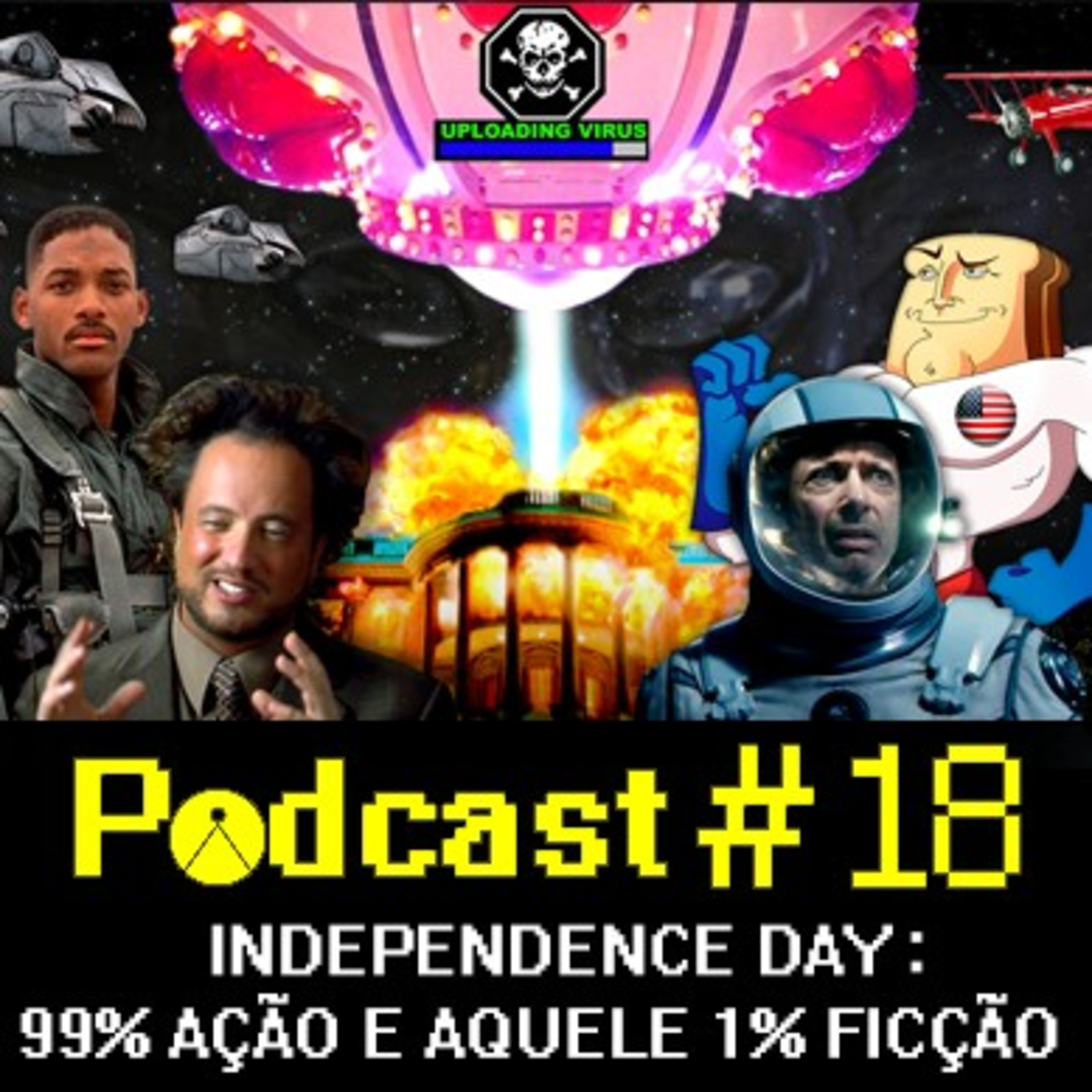 Distopia Rastreada 18 - Independence Day: 99% ação e aquele 1% ficção episode artwork