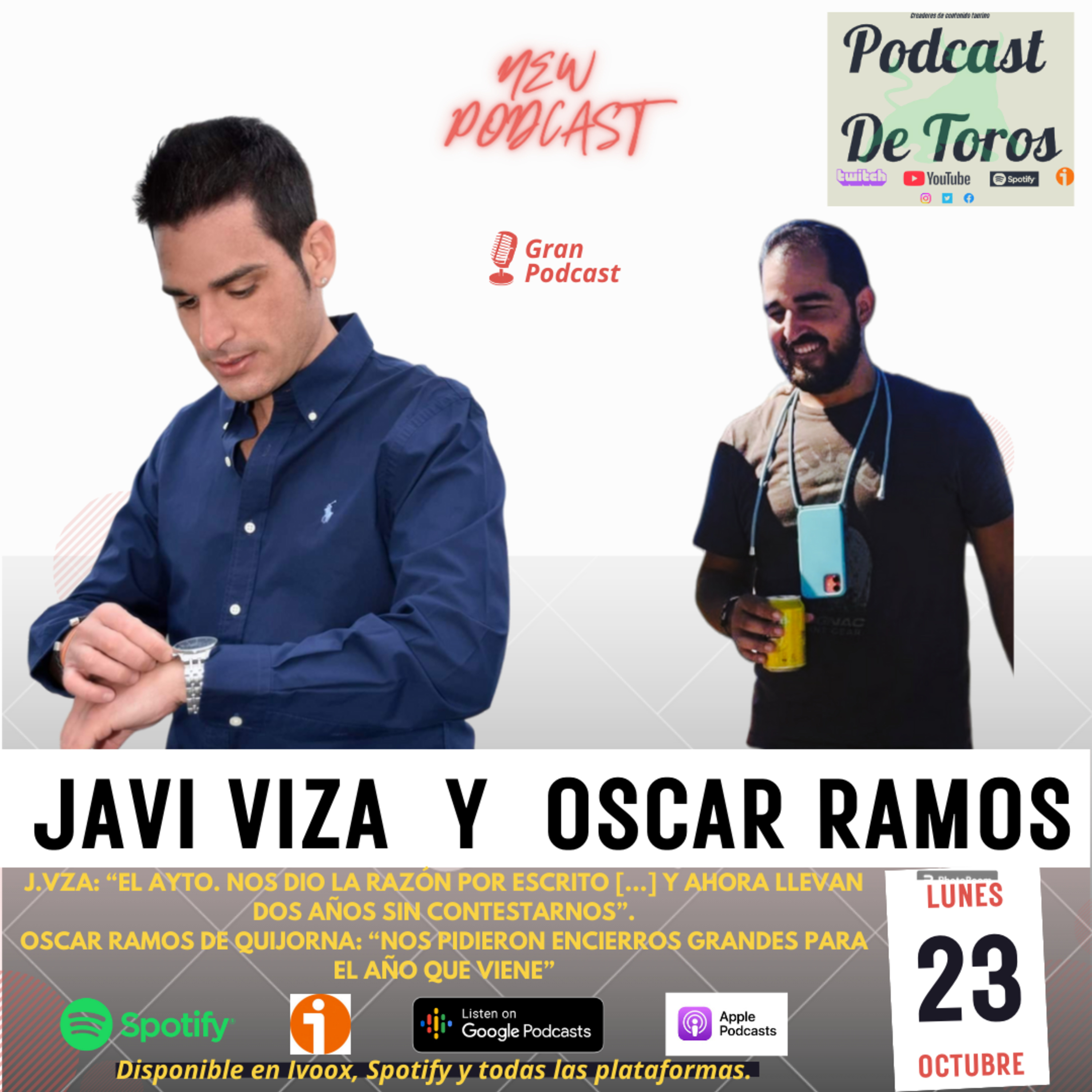 JAVI VIZA al juzgado contra el ayto. de Vinaròs y QUIJORNA con Oscar Ramos episode artwork