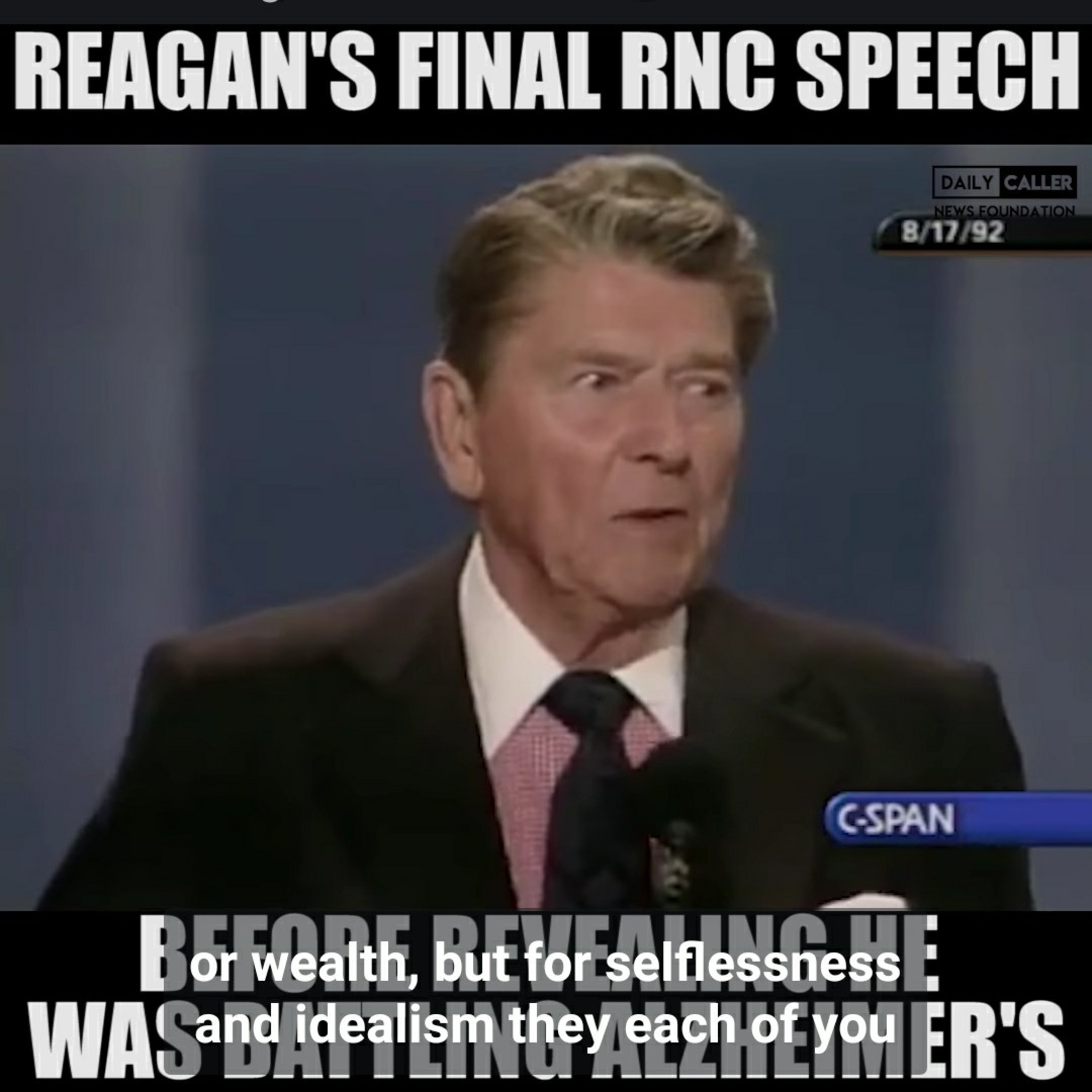 Ronald Reagan 1992 Vote Red Vote Republican  episode artwork