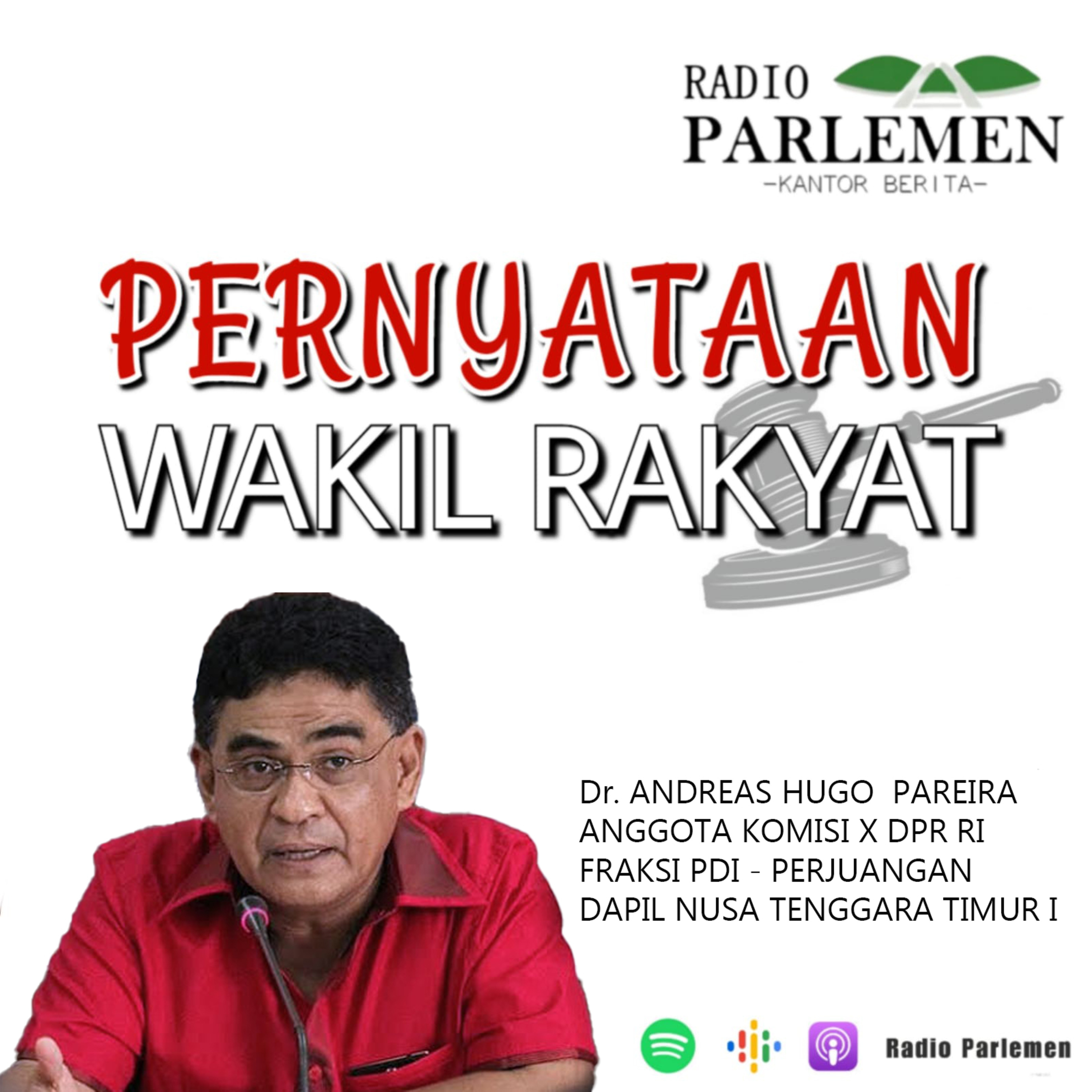 Andreas Hugo Pareira Pertanyakan Anggaran Gaji P3K Ditanggung APBN Sementara DAU Tidak Naik episode artwork