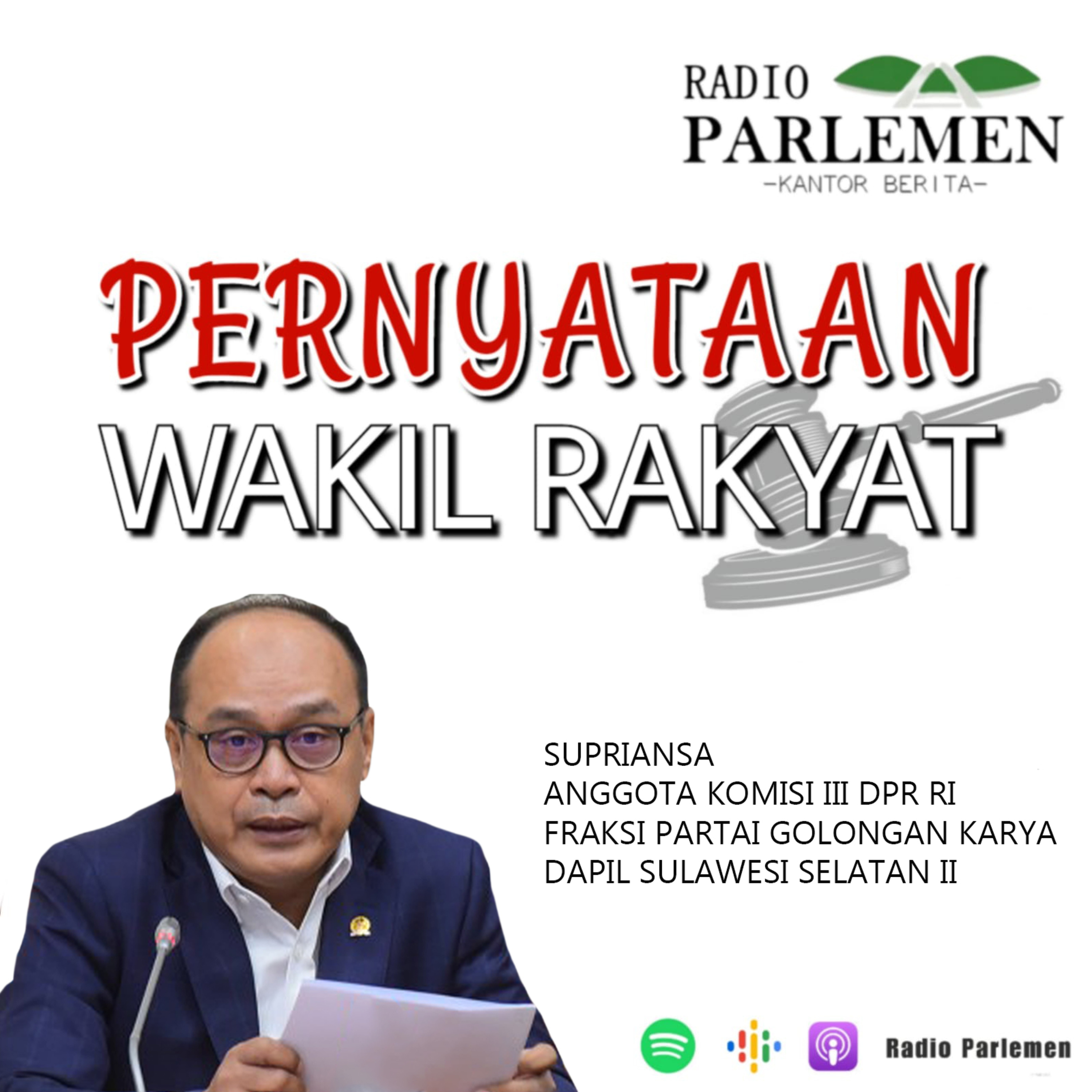 Supriansa kritisi Upaya Kemenkumham Terkait Peredaran Narkoba Di Dalam Lapas episode artwork