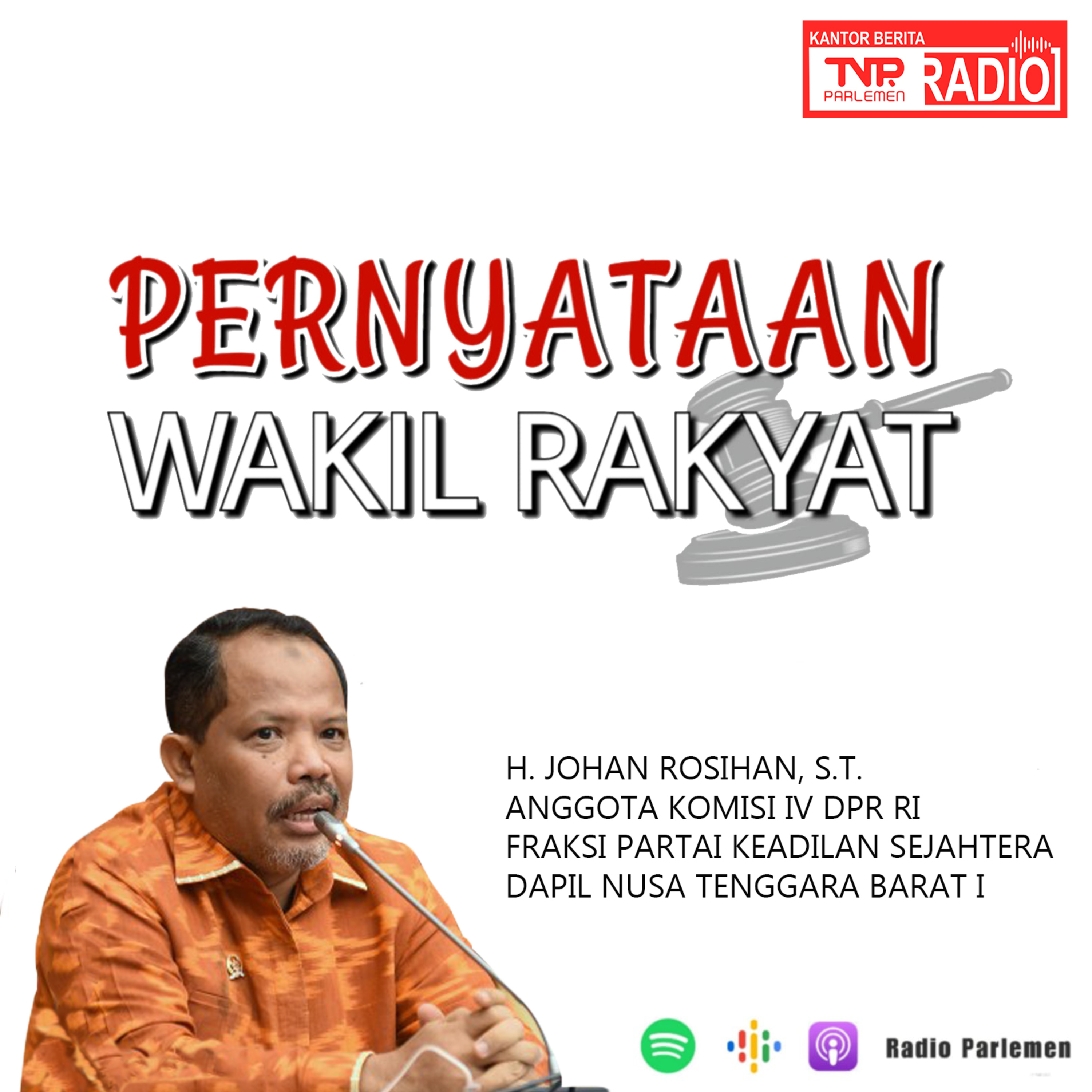 Anggota Komisi IV DPR RI Johan Rosihan Meminta Kementan Menjamin Pasokan Hewan Ternak Jelang Hari Raya Idul Adha episode artwork