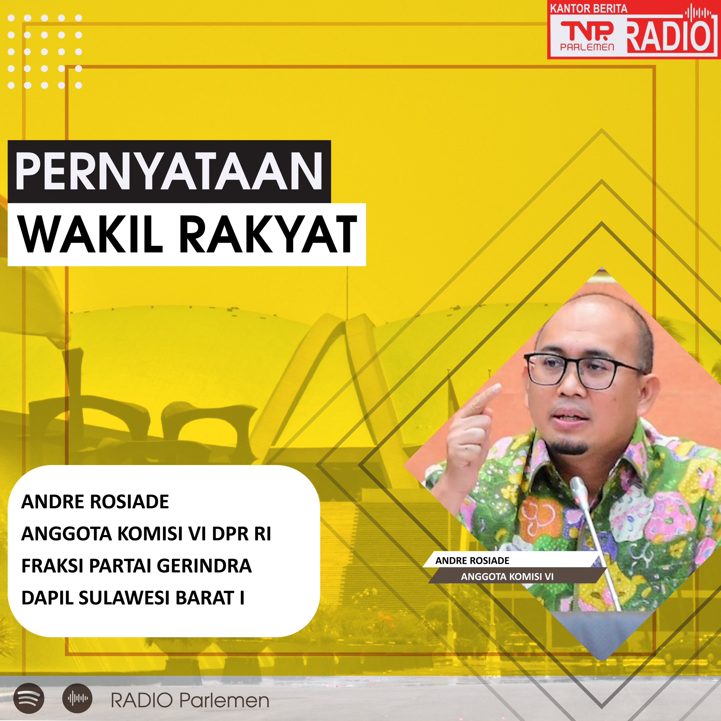 ANDRE ROSIADE tegaskan Kenaikan Harga BBM tidak perlu Terjasi jika Pemerintah Melakukan Pembatasan Sejak Awal episode artwork