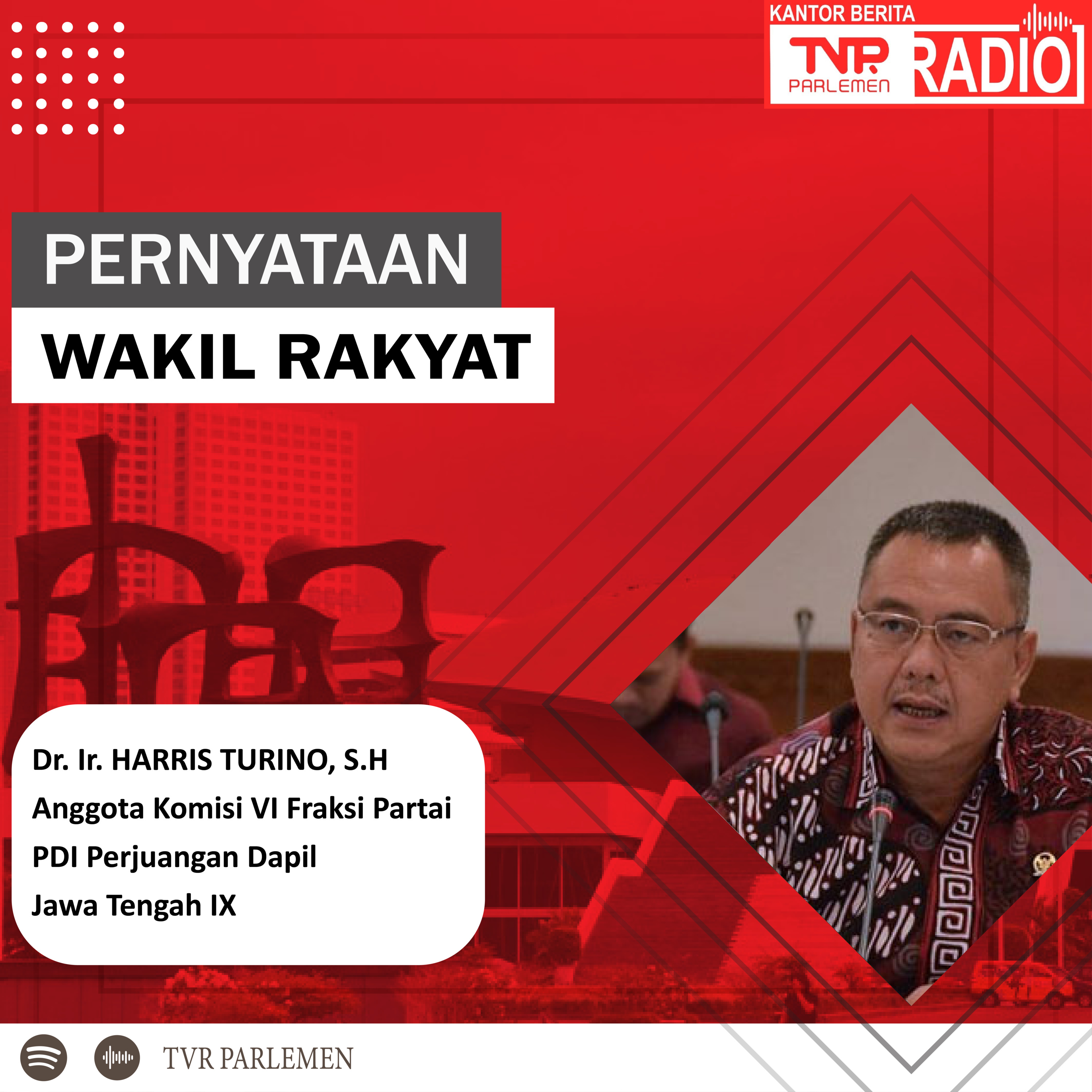 Harris Turino : Lolosnya Bahan Obat Berbahaya Diduga Akibat Disparitas Harga yang Tinggi dan Kenakalan Supplier episode artwork