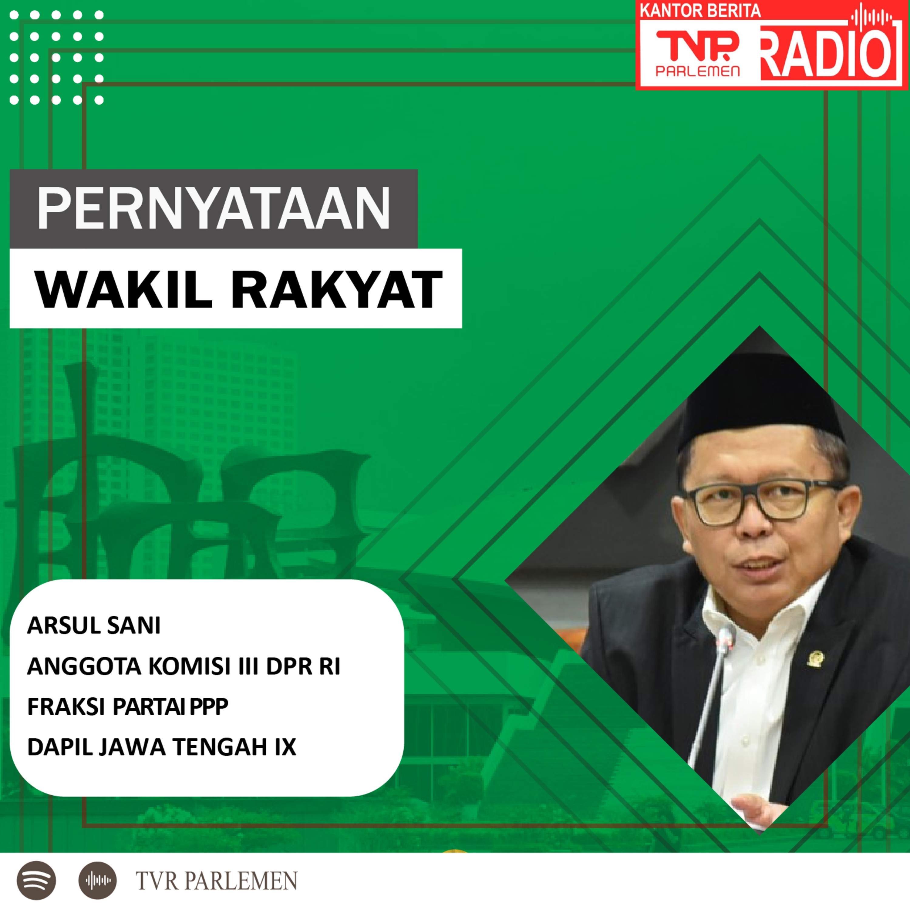 Arsul Sani : Pemerintah harus dapat Menjelaskan isi UU KUHP yang baru kepada Masyarakat RI dan Warga Negara Sahabat episode artwork