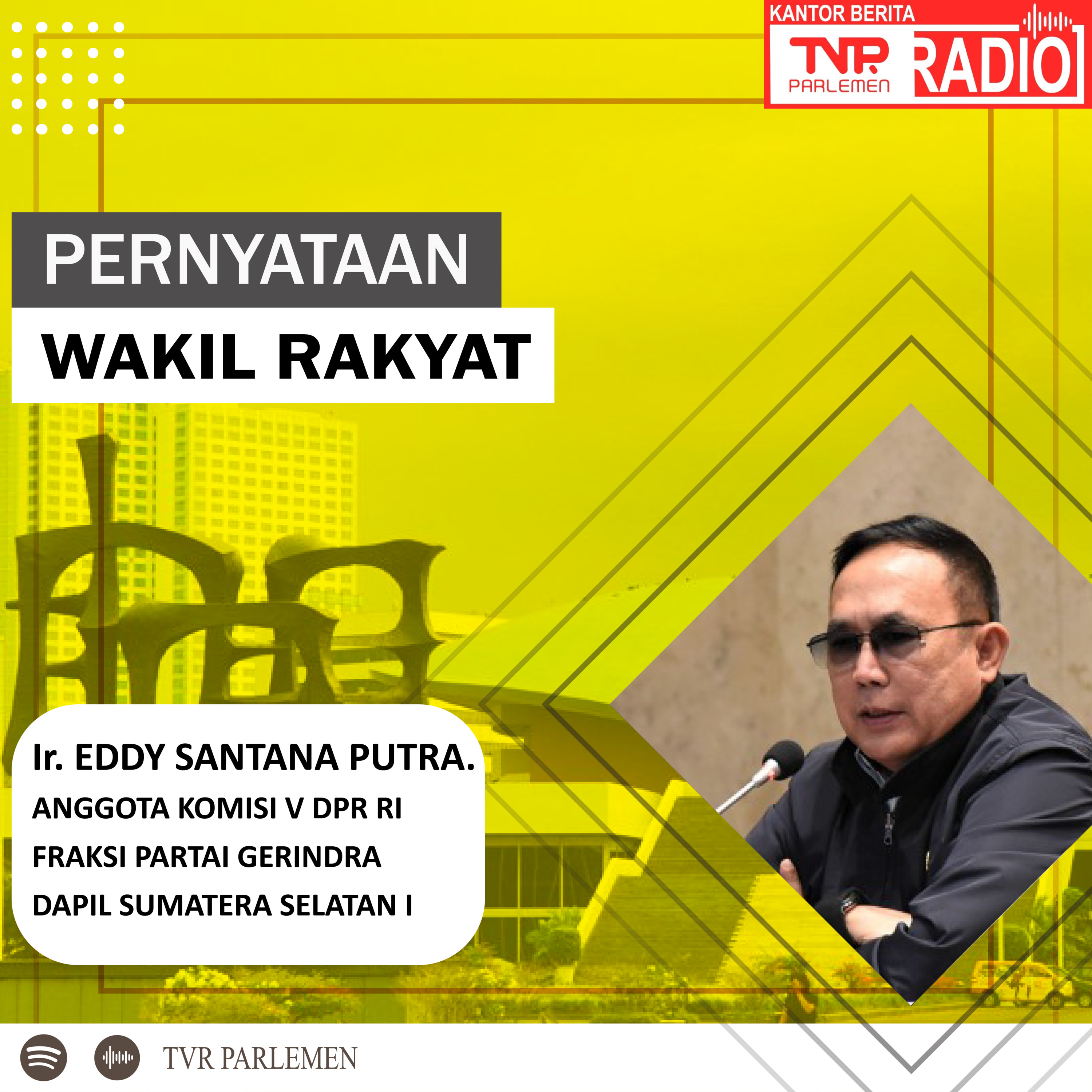Eddy Santana Putra : Tarif Air Minum PDAM harus Mempertimbangkan Biaya Produksi agar PDAM Tidak Bangkrut episode artwork