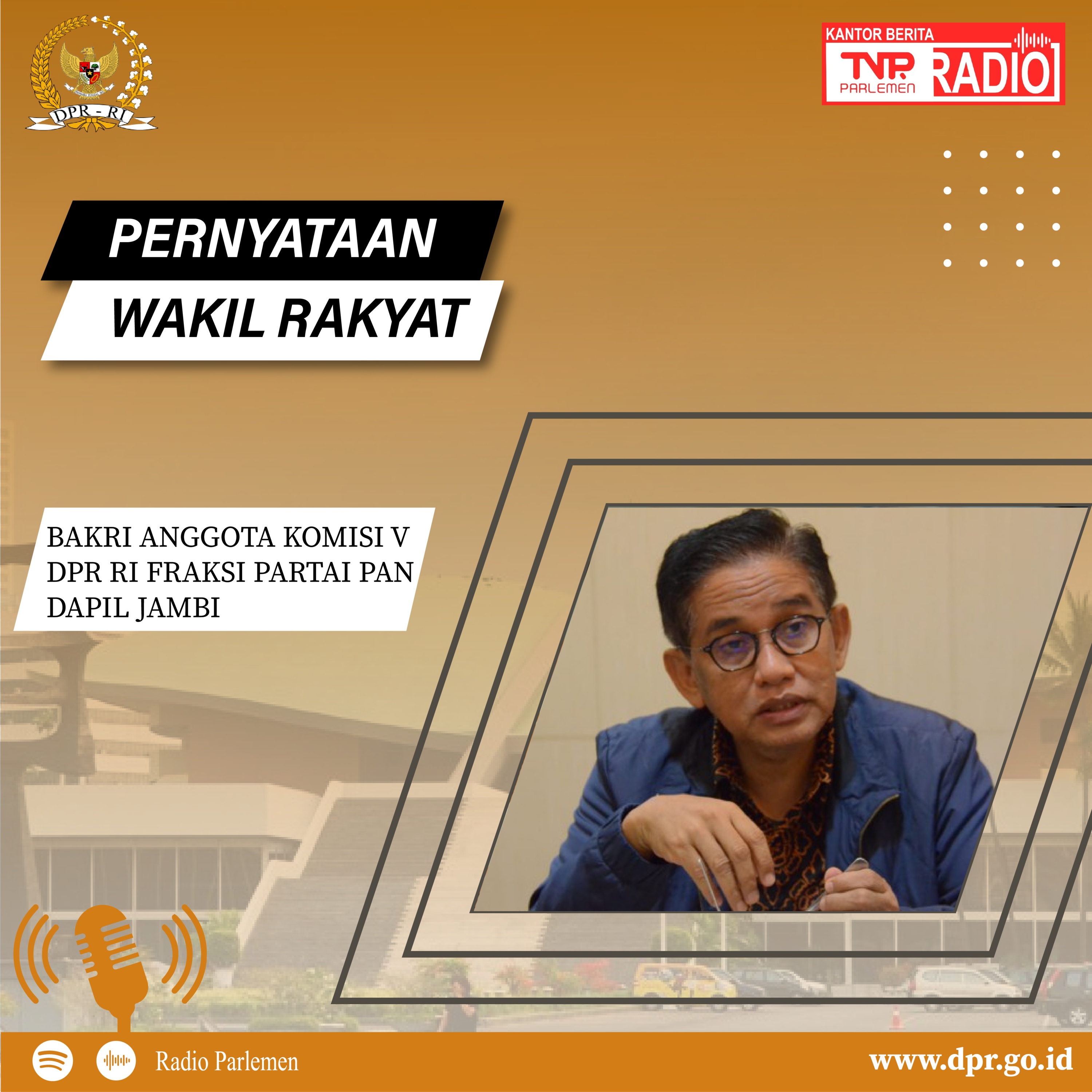 Bakri : Kemenhub Perlu Membuka Jalur Transportasi dari Kota Jambi ke Candi Muaro Melalui Sungai Batanghari episode artwork