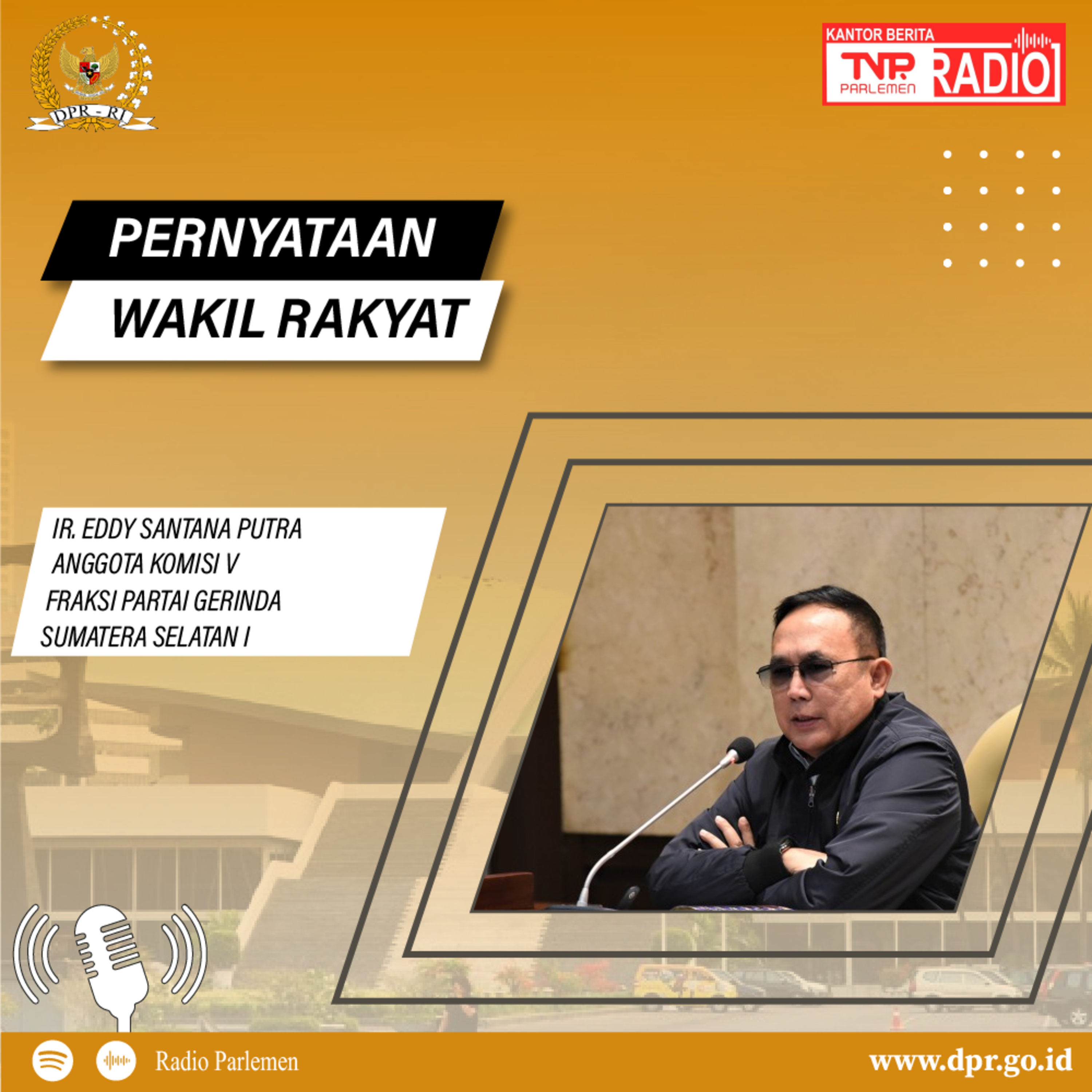 Eddy Santana Putra : Gedung Terminal Penyeberangan Tanjung Api-api Sumsel Perlu Diperbarui episode artwork