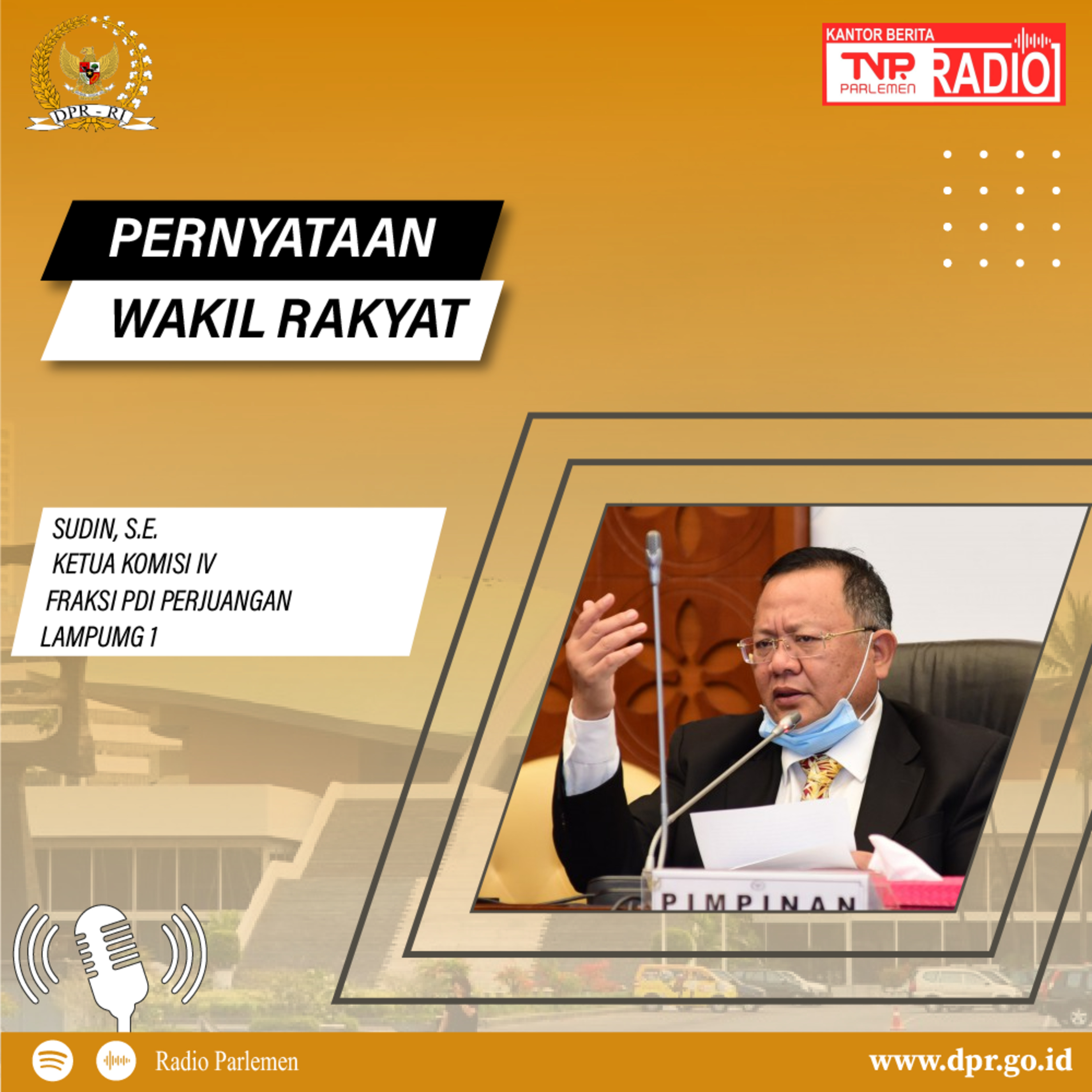 Ketua Komisi IV DPR, Sudin : Bulog Sulit Menyerap Gabah Hasil Panen Petani Sesuai HPP pada Tahun 2023 episode artwork