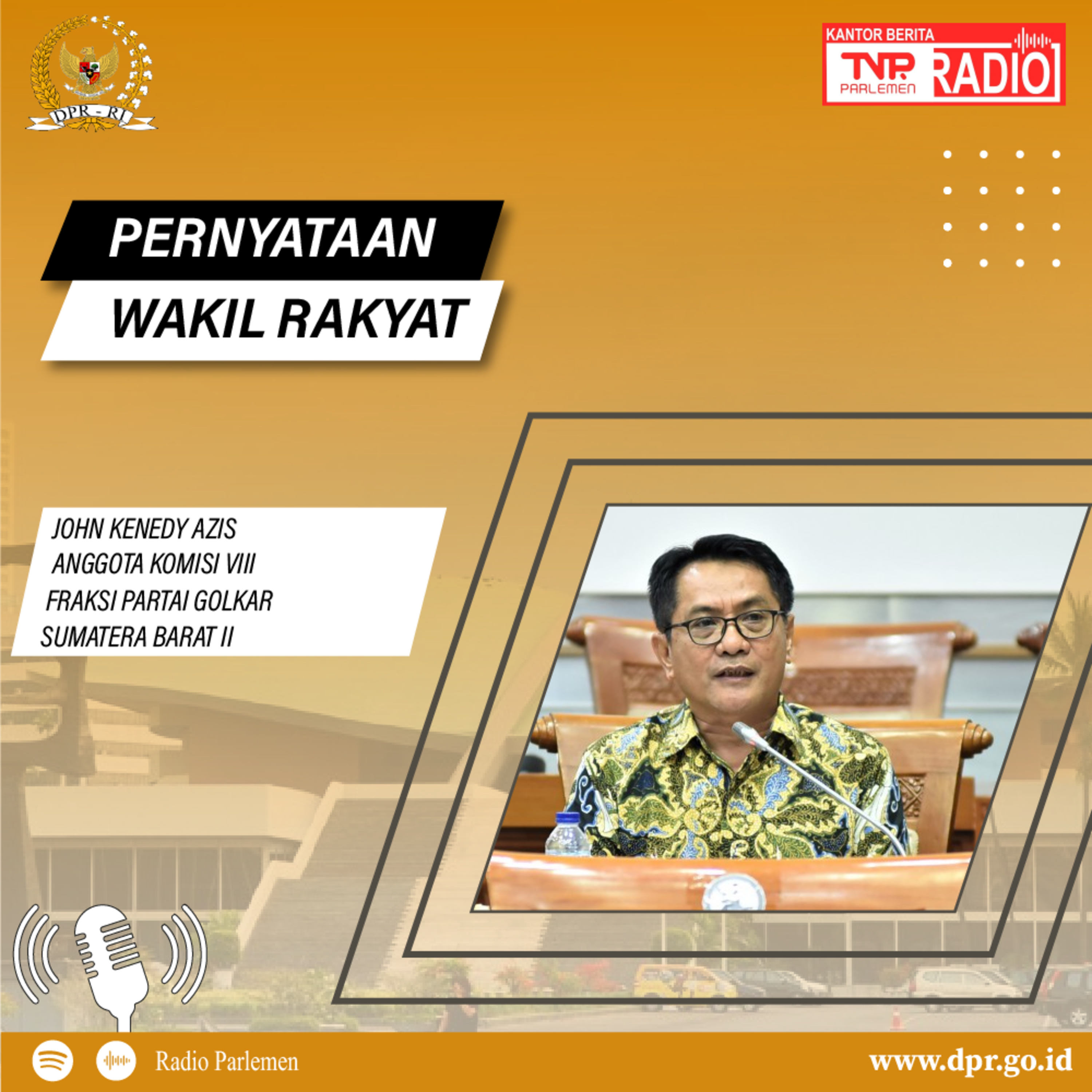 John Kenedy Azis : Dengan Penambahan Rp. 15 juta per Jamaah, Keuangan BPKH Tetap Aman episode artwork