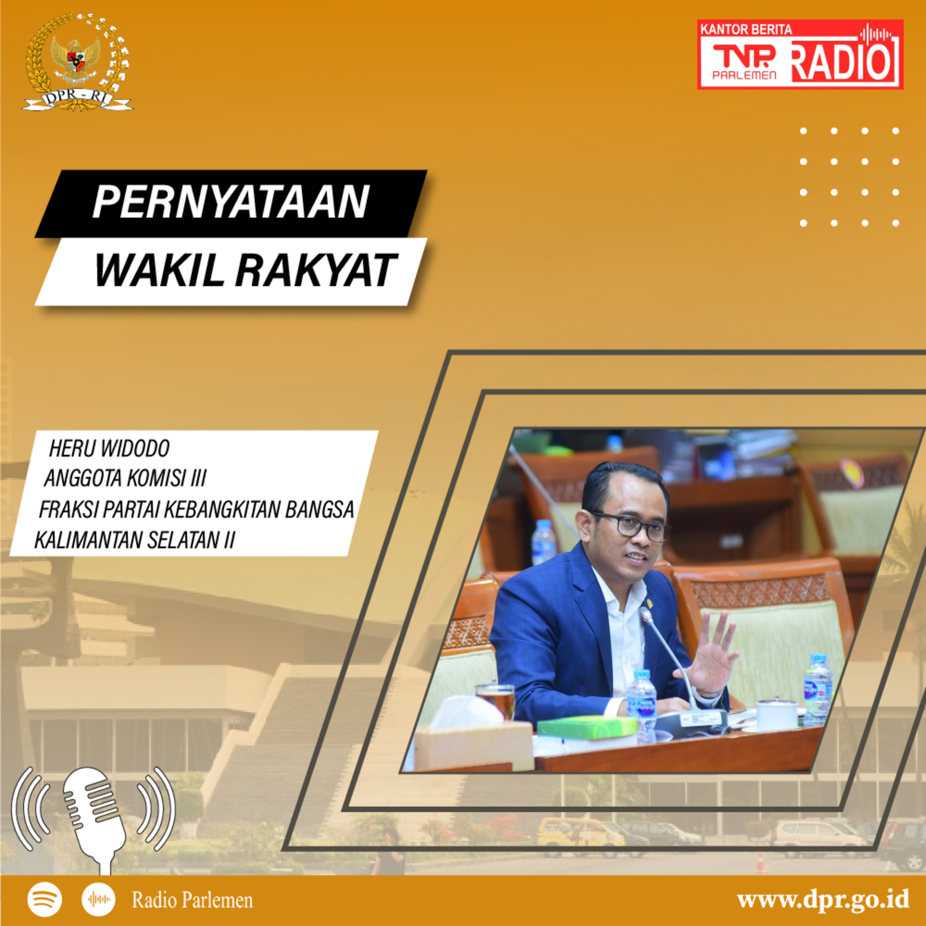 Heru Widodo Ahmad : PPATK Harus Berperan Aktif Mencegah Praktek Money Politik dalam Pemilu 2024 episode artwork