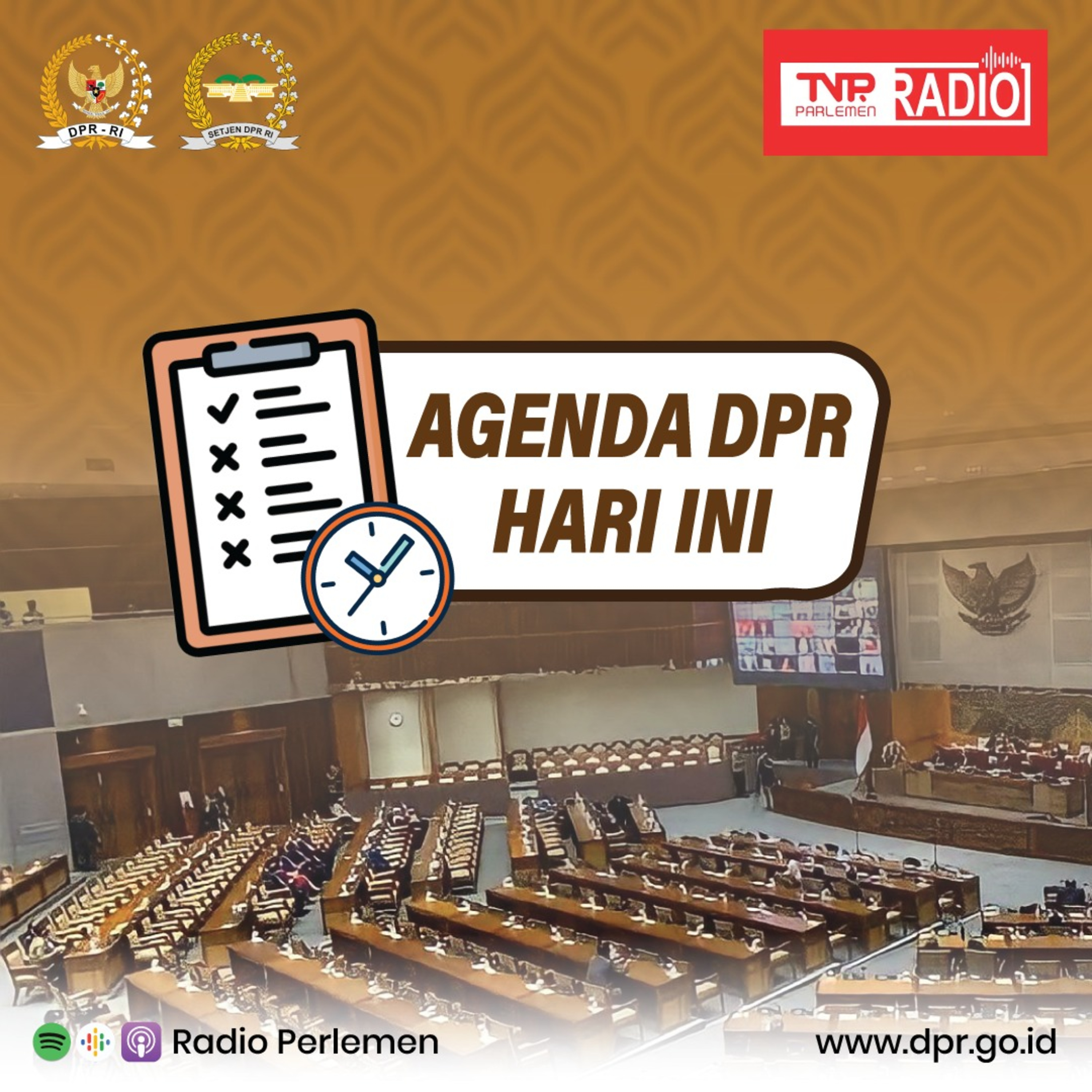 AGENDA DPR RI HARI INI - 17 JULI 2023 episode artwork