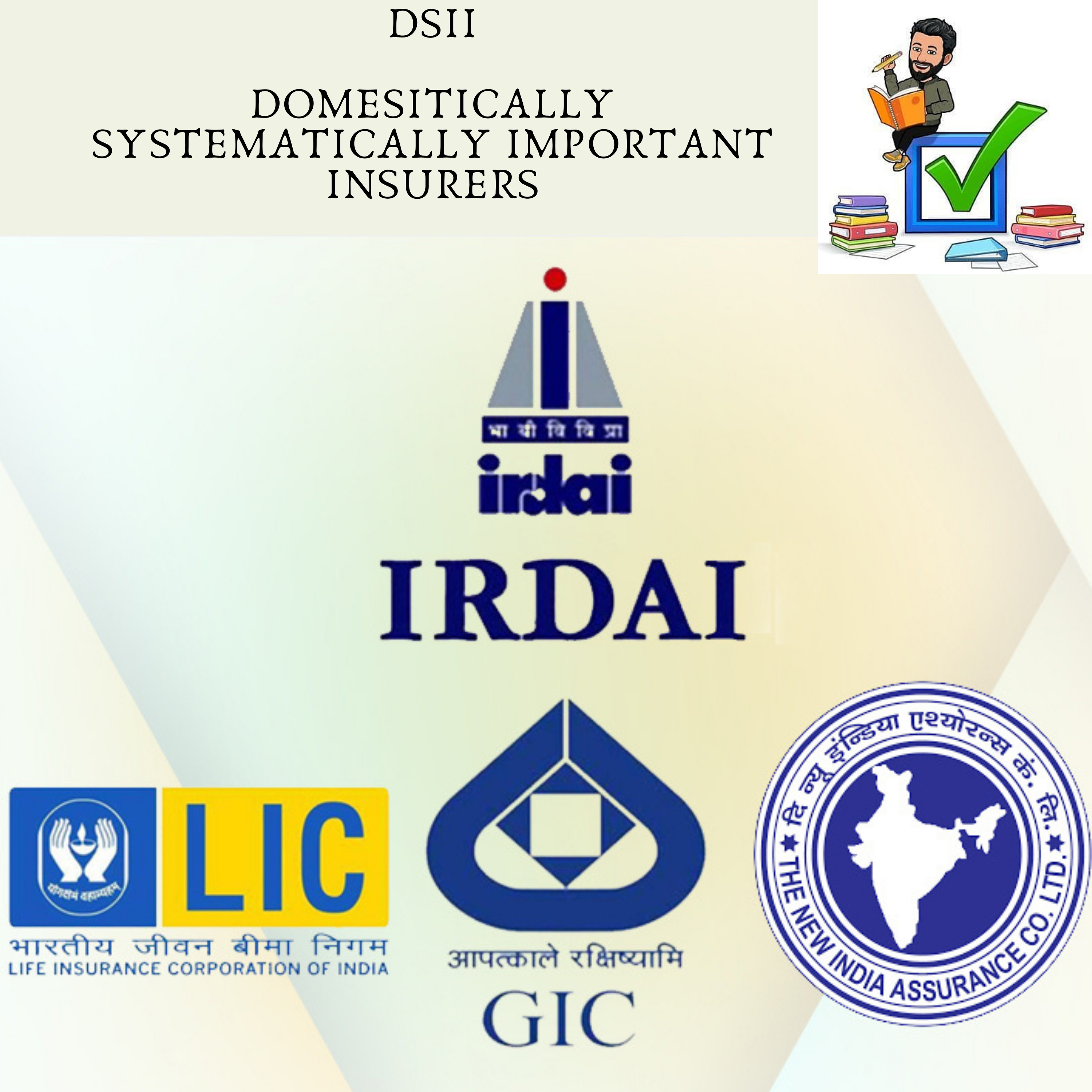 D-SIIs and IRDAI #india #economy #upsc #revision #prelims #mains #insurance 