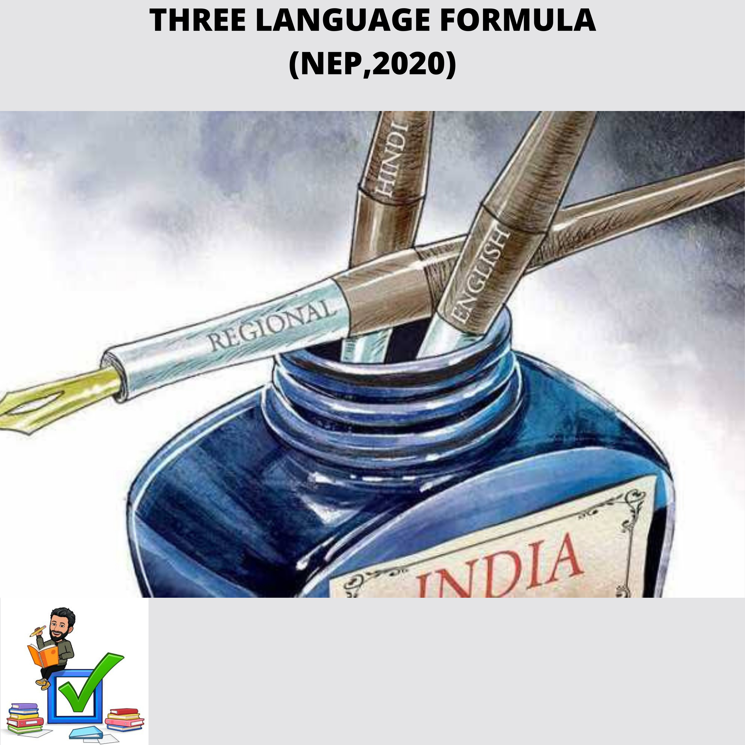 Three Language Formula (NEP,2020) #UPSC #PRELIMS #MAINS #LANGUAGE #CULTURE #FEDERALISM #REVISION