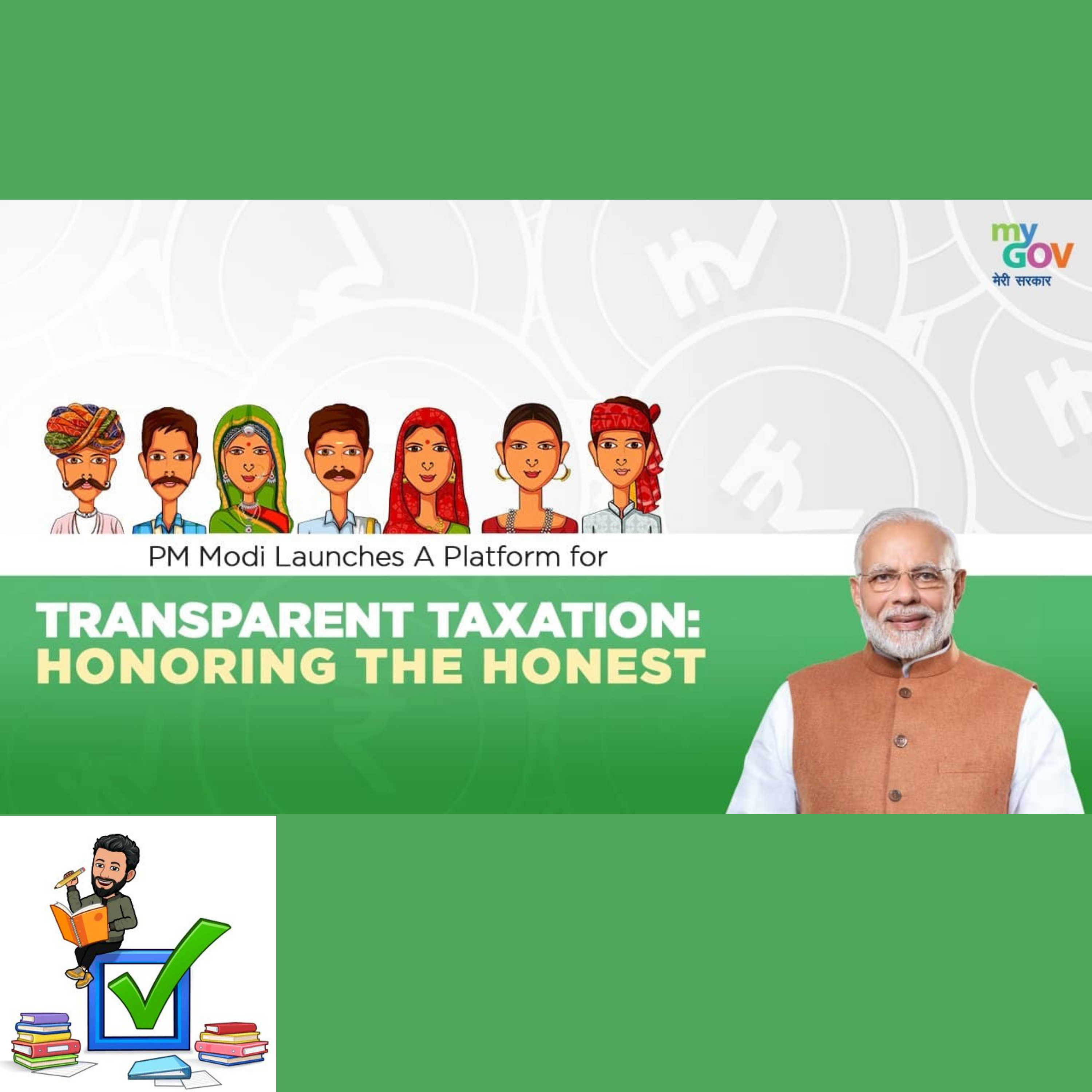 Transparent Taxation : HONOURING THE HONEST #upsc #prelims #mains #taxation #economy  episode artwork