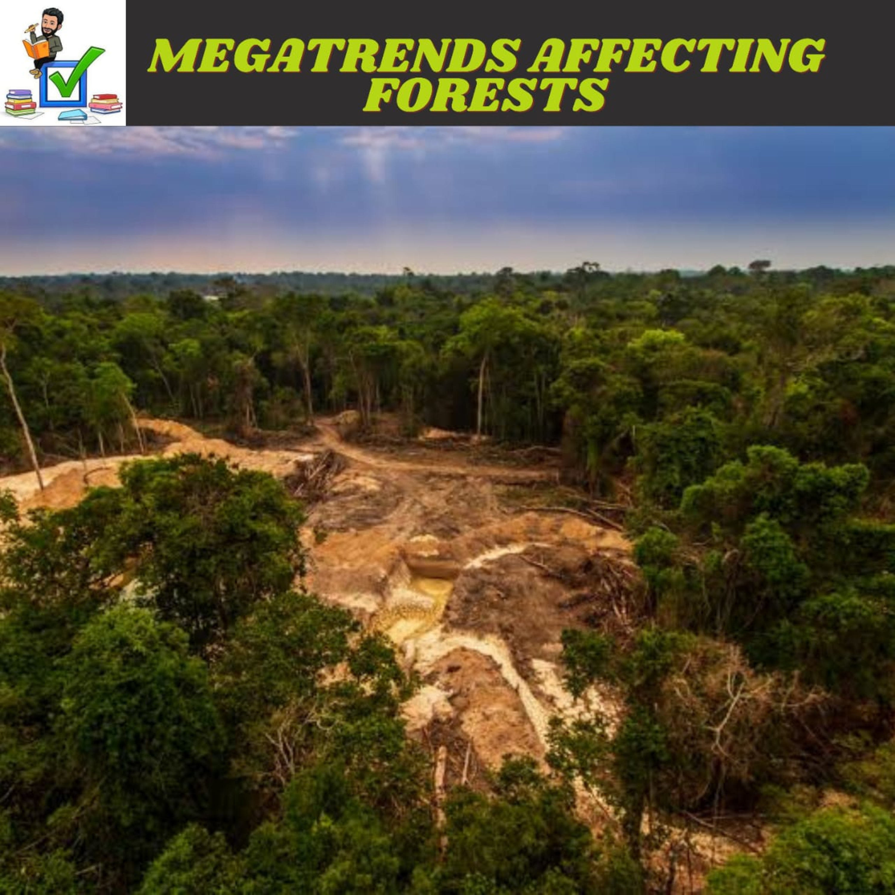 MEGATRENDS affecting Forests #upsc #prelims #mains #revision #forests #conservation #climatechange episode artwork