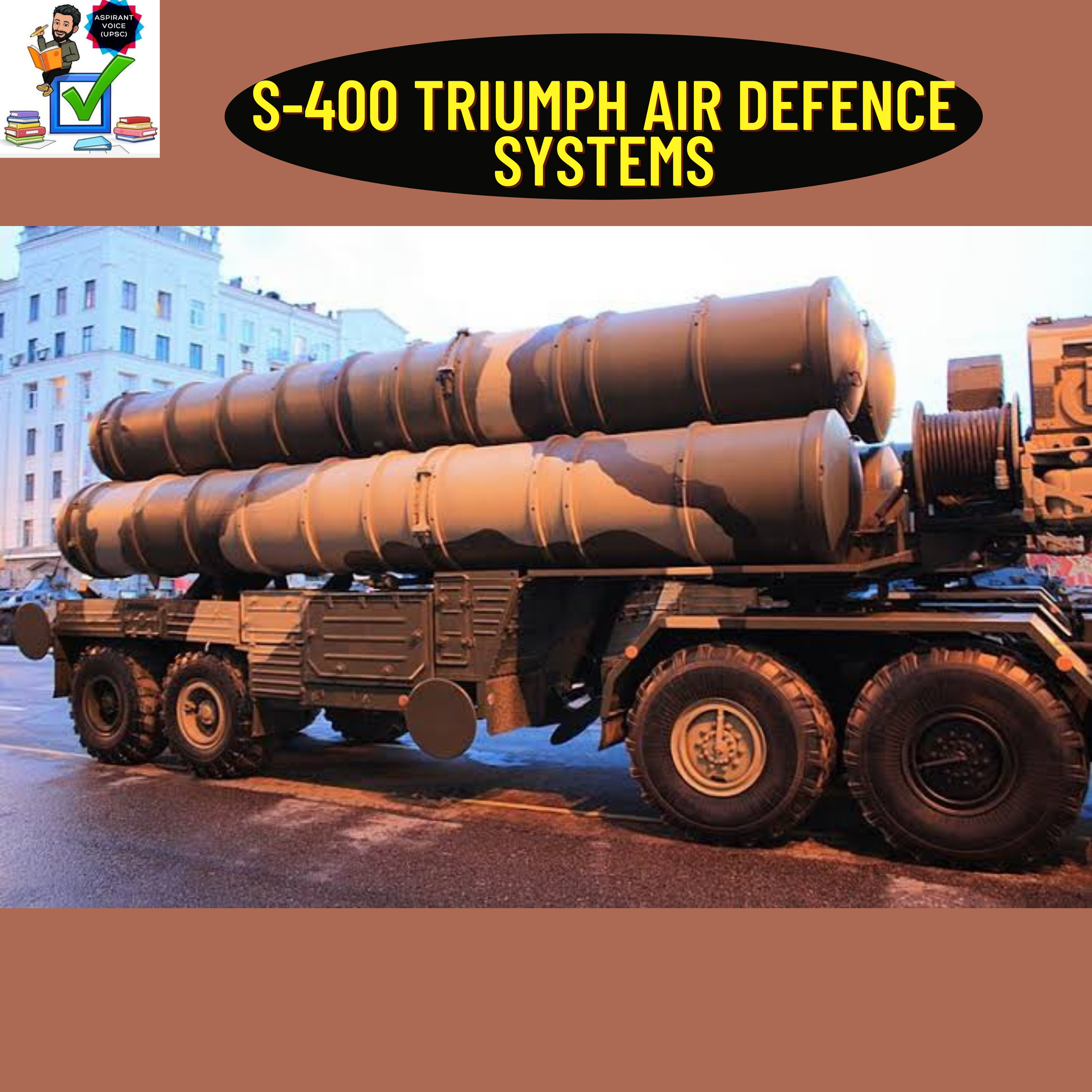 S-400 Triumph and Defense system #upsc #prelims #mains #DRDO #INDIA-RUSSIA
