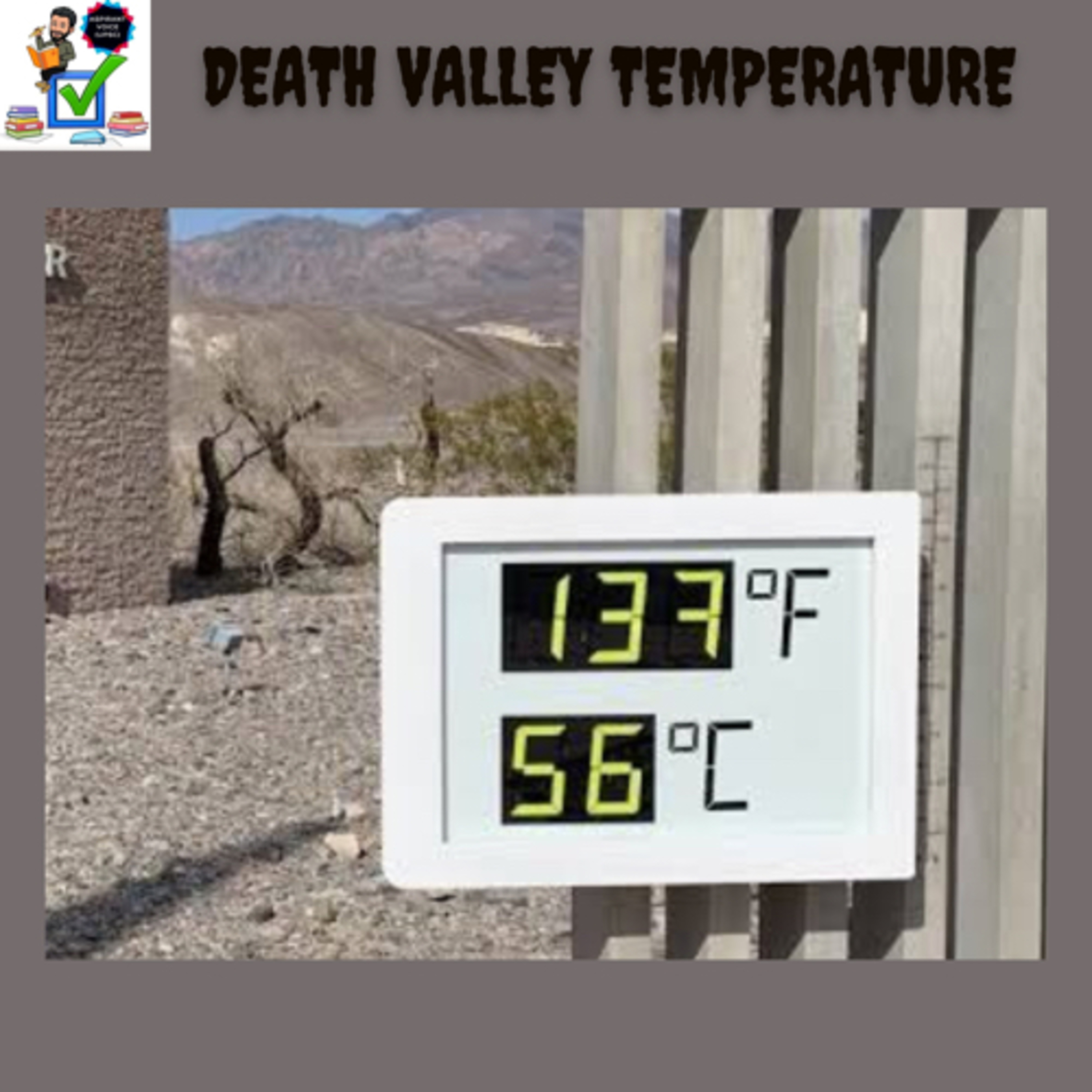Death Valley Temperature #upsc #prelims #heatwave #environment #climatechange episode artwork