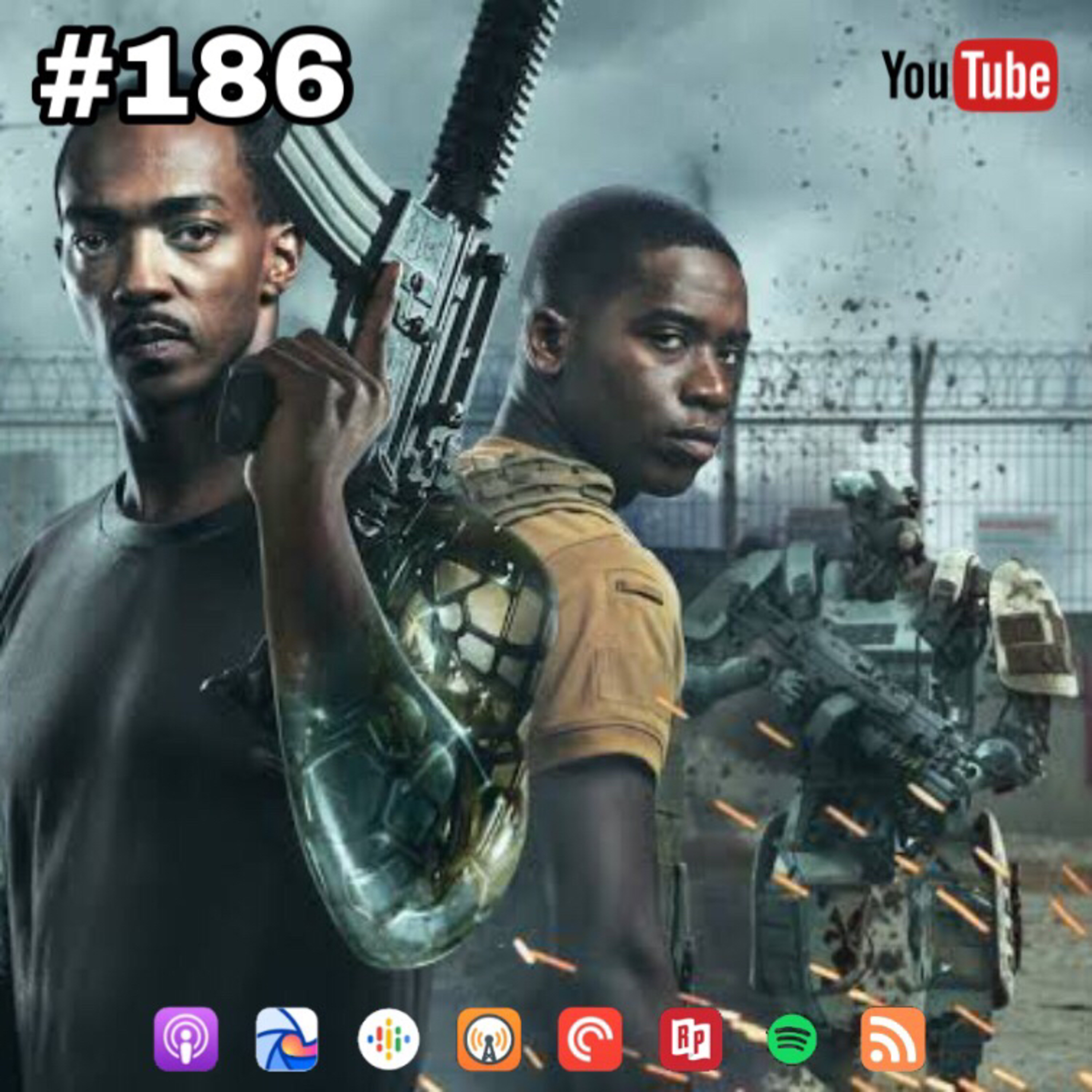 186. Review Film Outside The Wire (2021) episode artwork