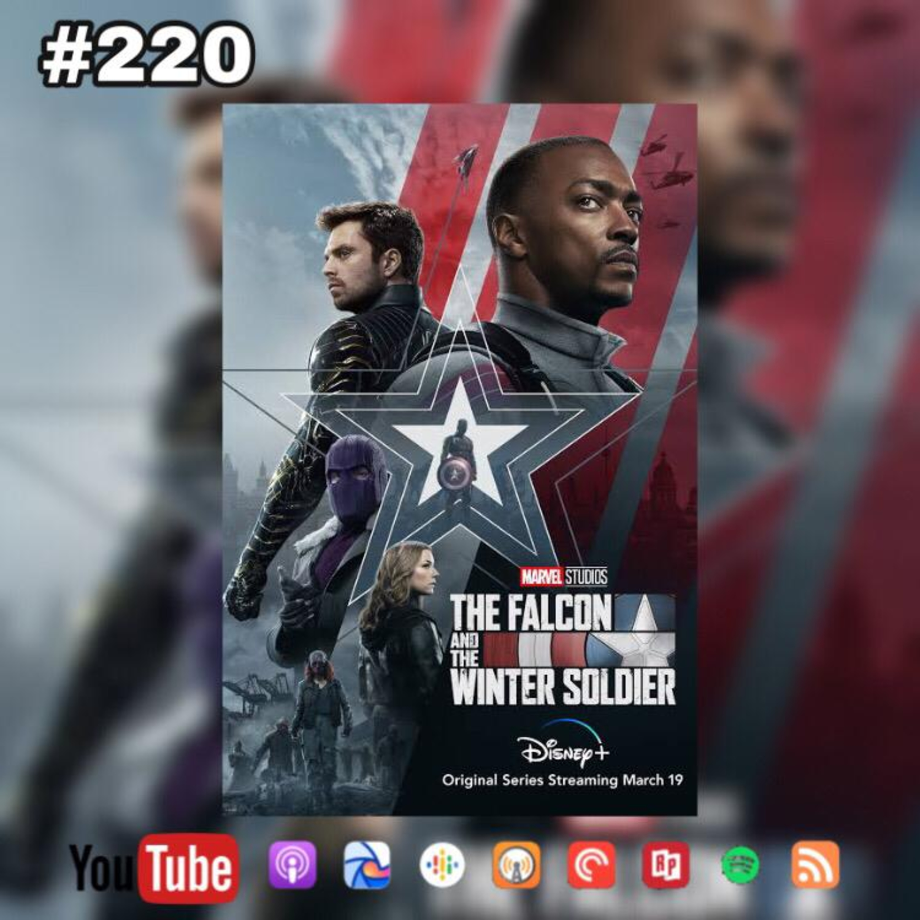 220. Review The Falcon And The Winter Soldier (2021) Episode 1 Ft WV Corner episode artwork