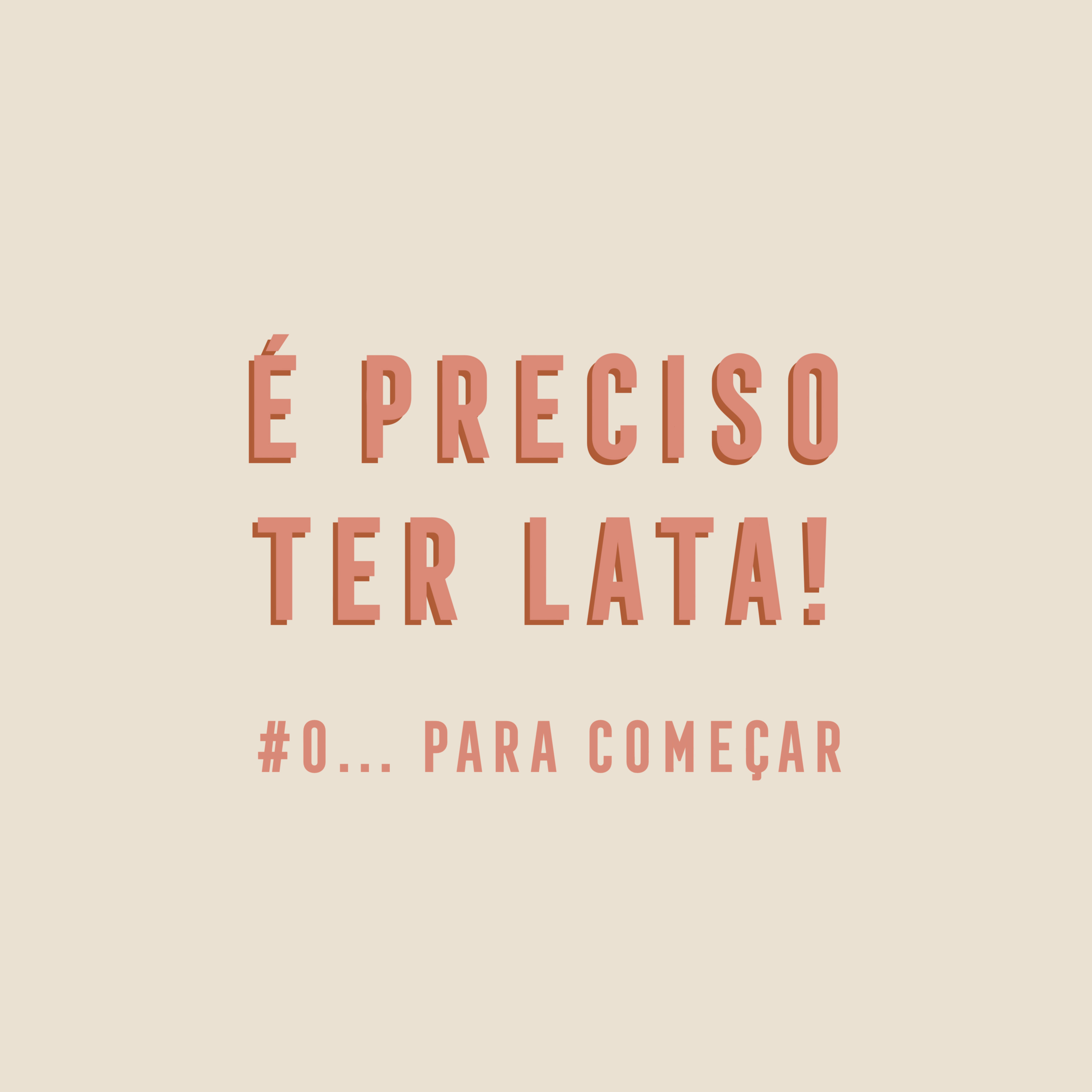 T1 Ep0 - Para começar