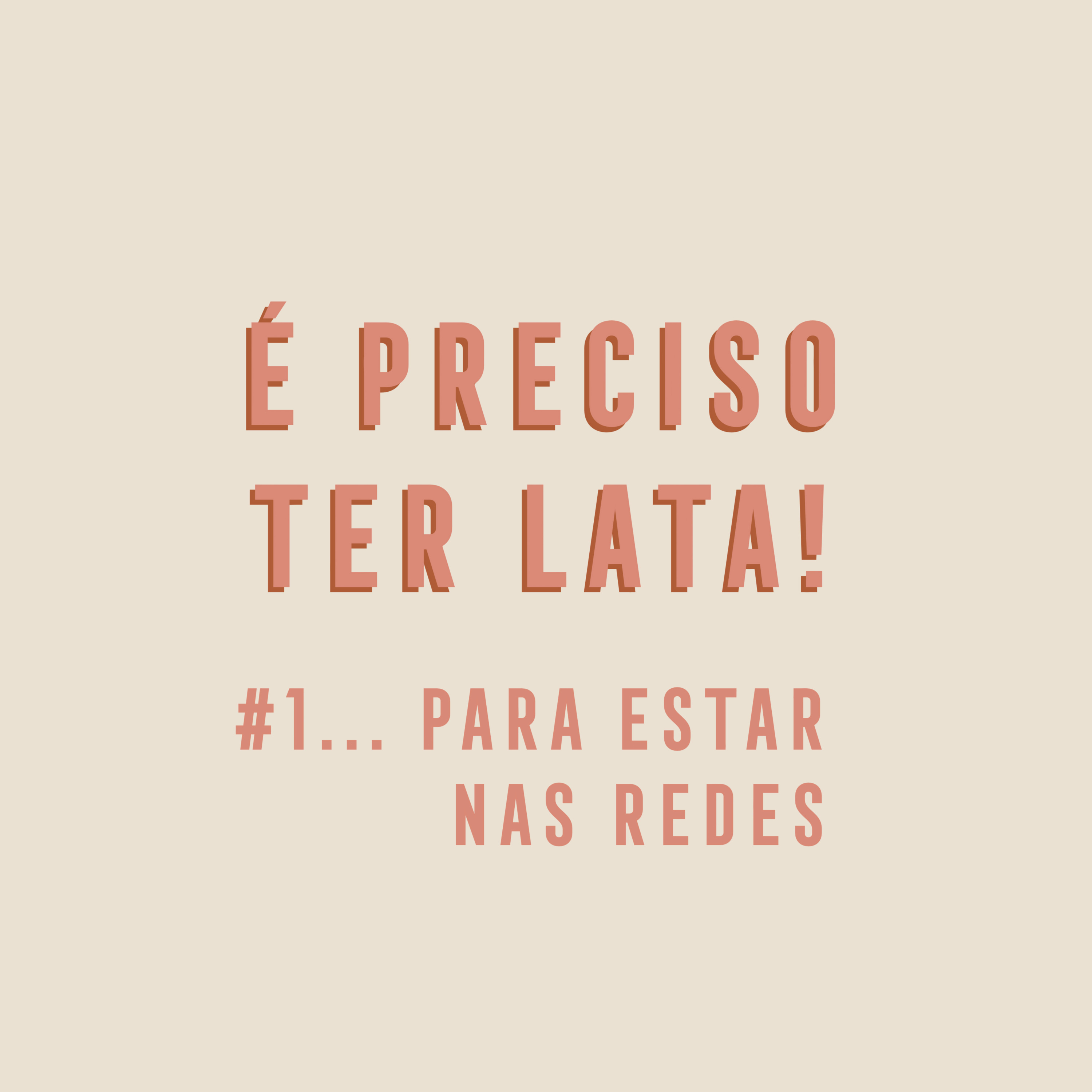 T1 Ep1 - Para estar nas redes sociais