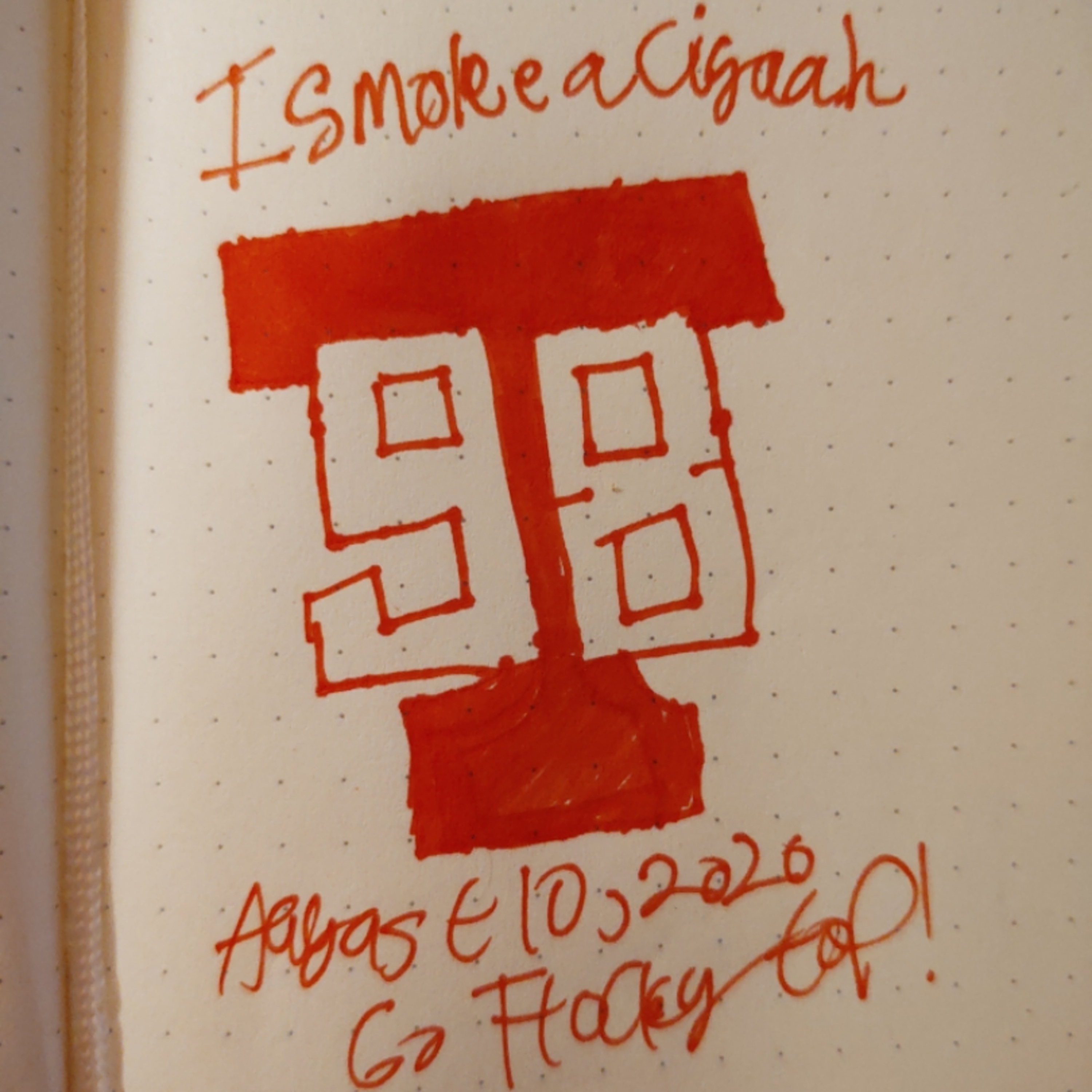 I SMOKE A CIGAAH