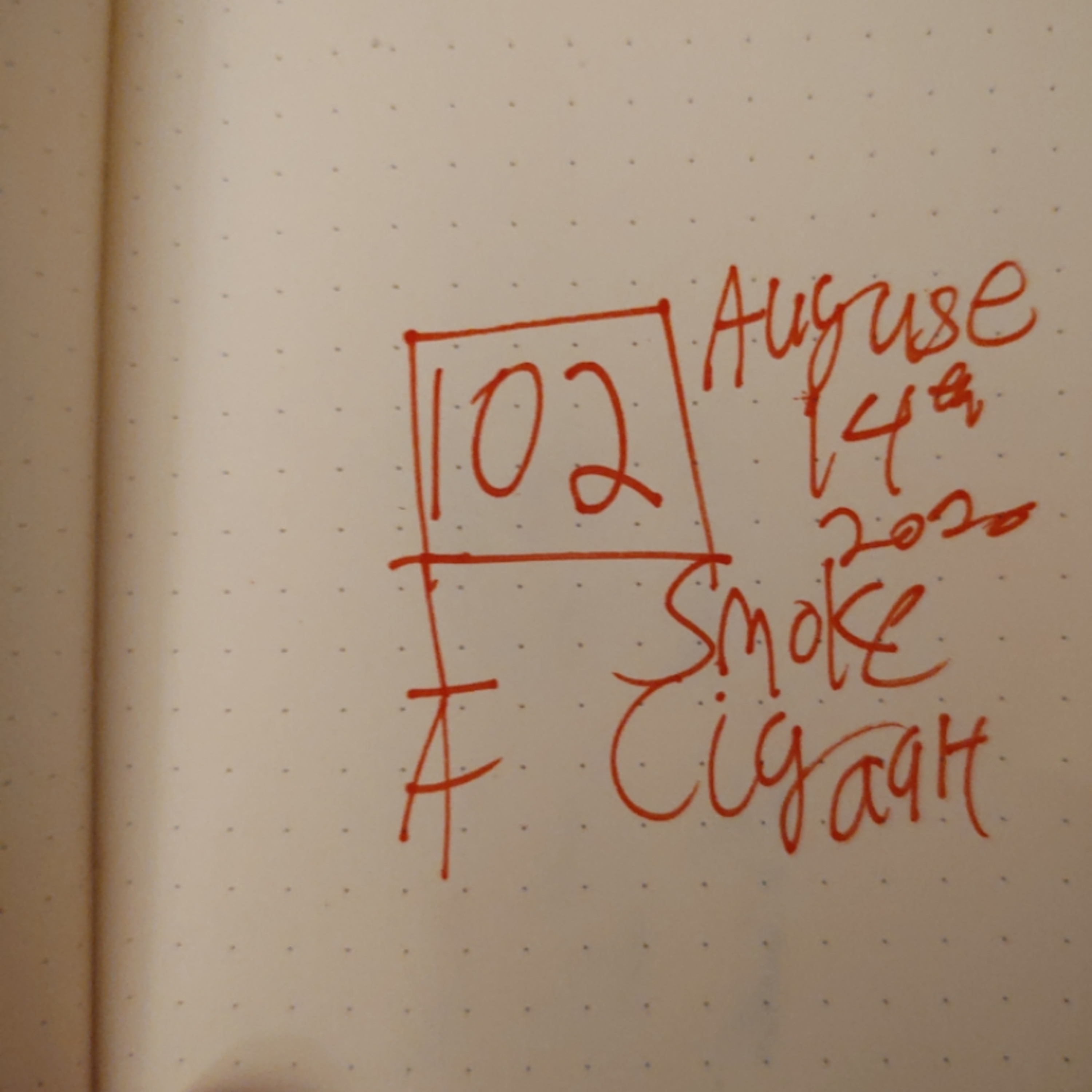 I SMOKE A CIGAAH
