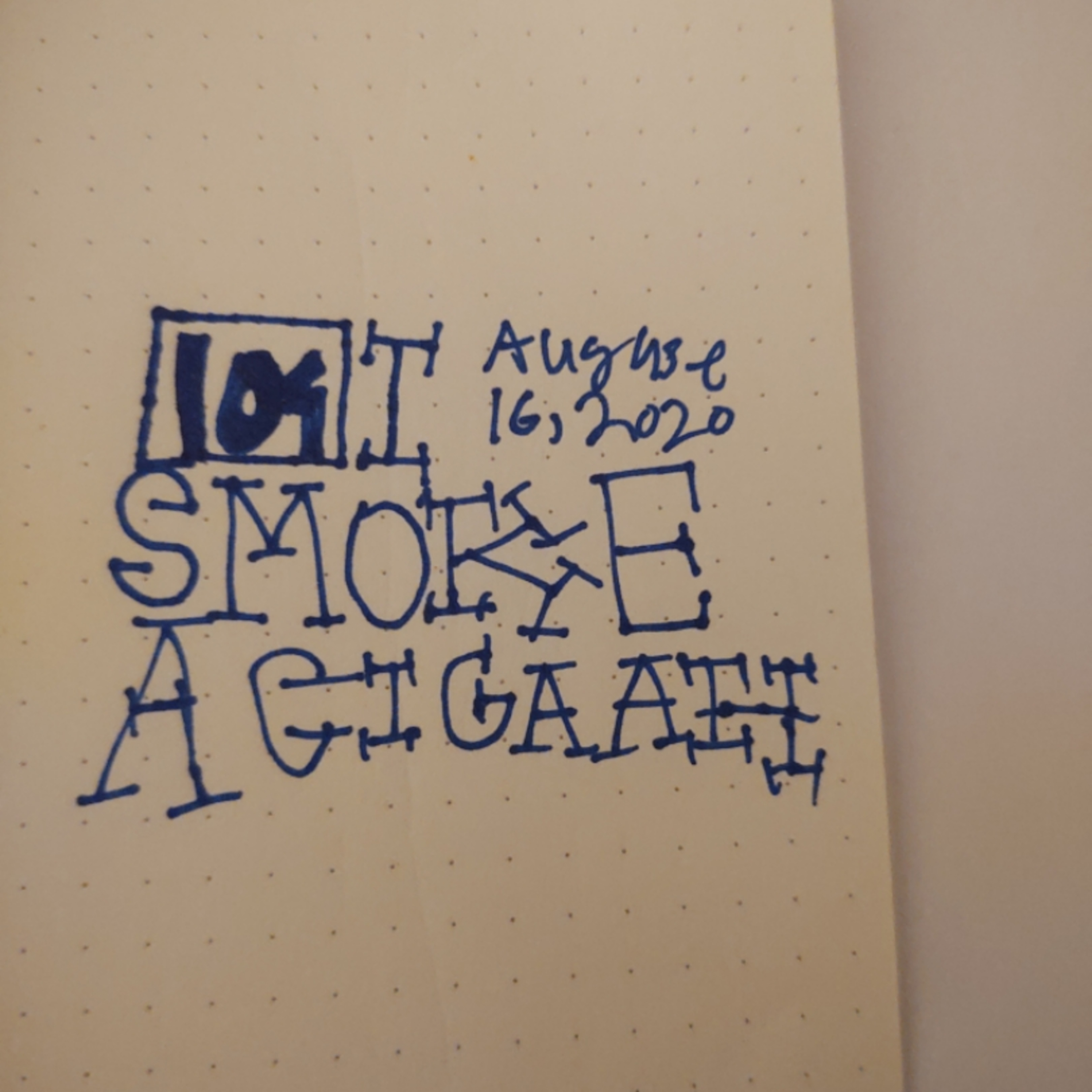 I SMOKE A CIGAAH