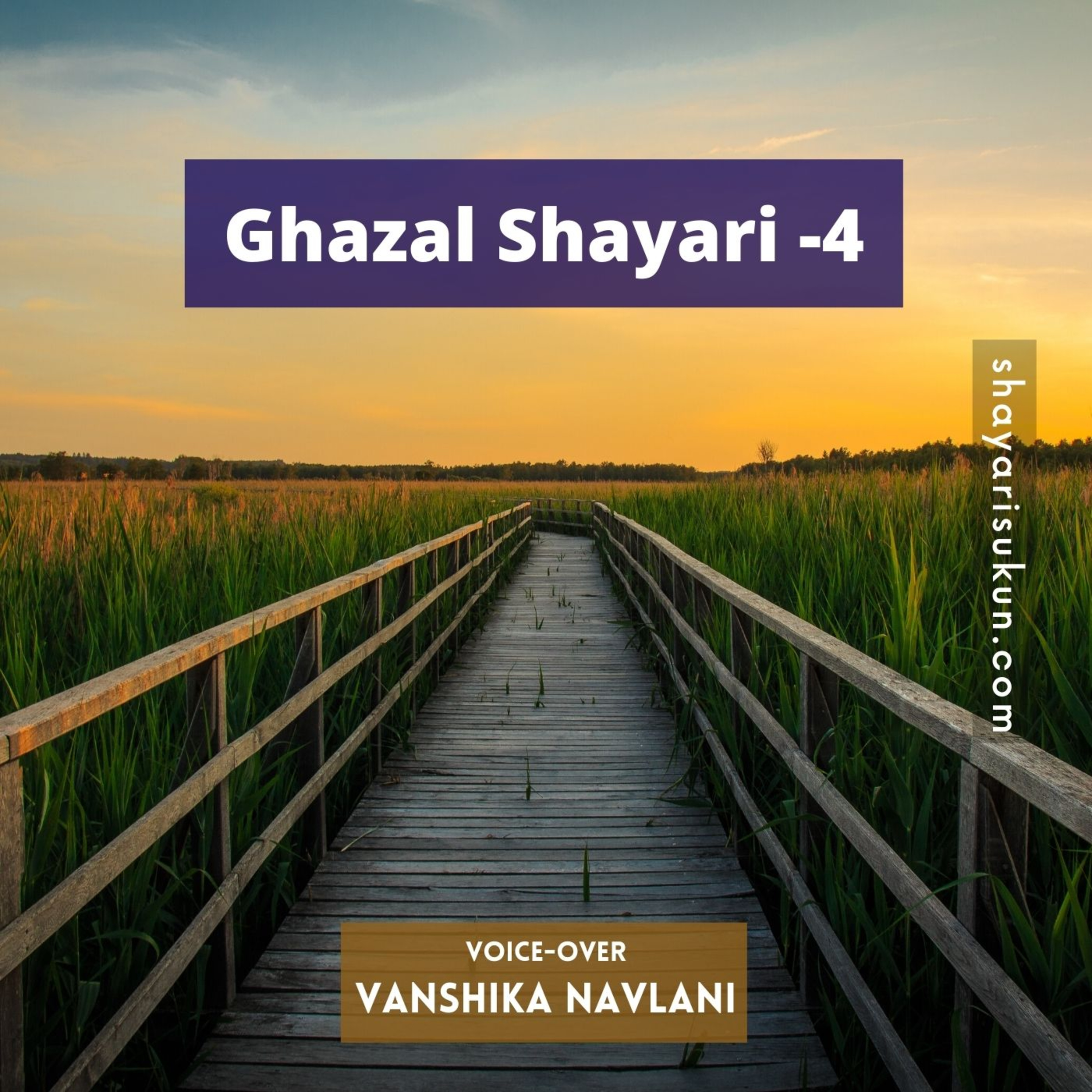 Listen to Ghazal Shayari -4 by Vanshika Navlani [shayarisukun.com] episode artwork