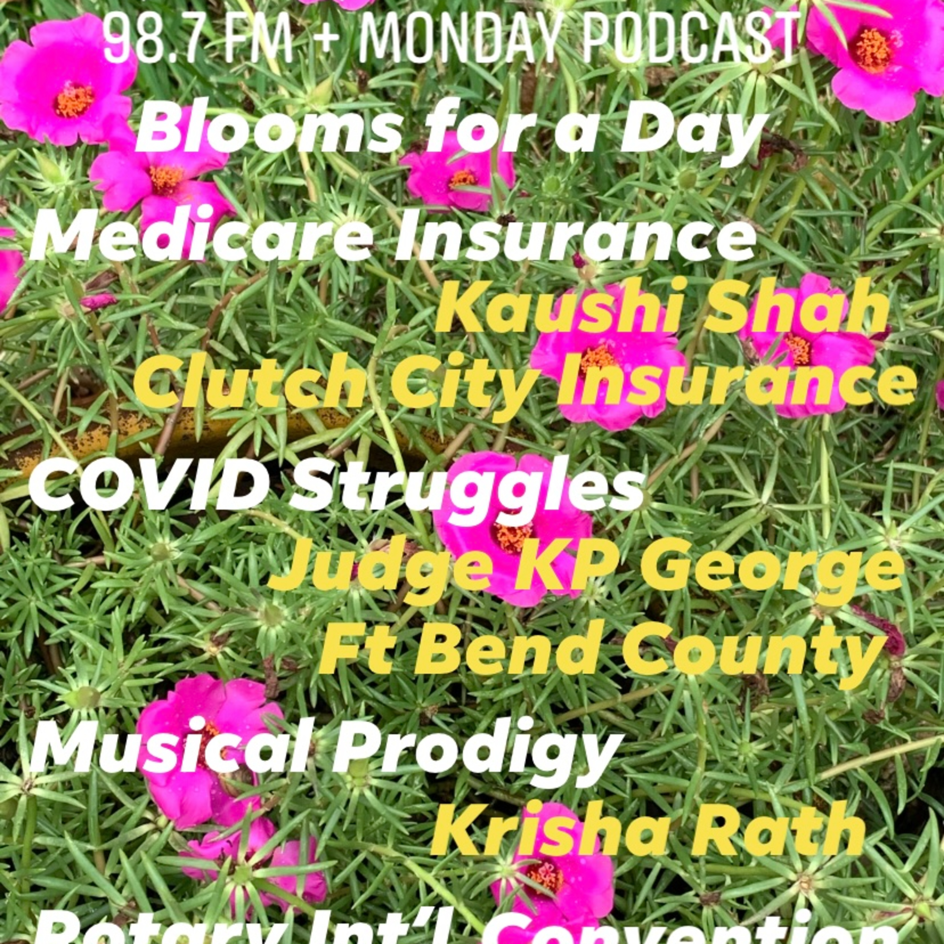 IANR 2134 082121 Medicare Insurance Kaushi Shah Clutch City Insurance; COVID Struggles Ft Bend County Judge KP George; Musical Prodigy Krisha Rath; Rotary Int'l President Shekhar Mehta episode artwork