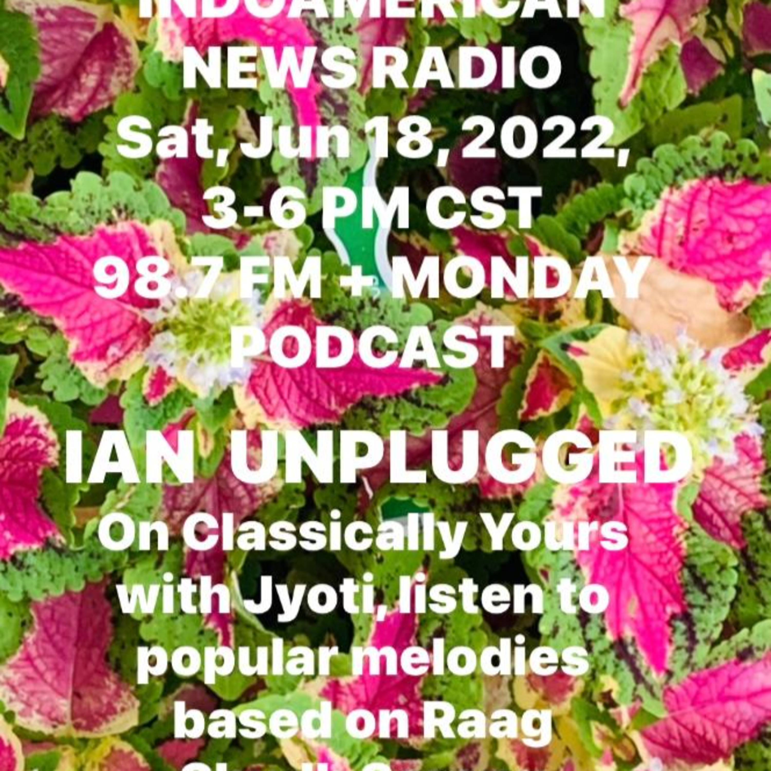 IAN Unplugged 2225 061822 Jyoti plays melodies based on Raag Shudh Sarang episode artwork
