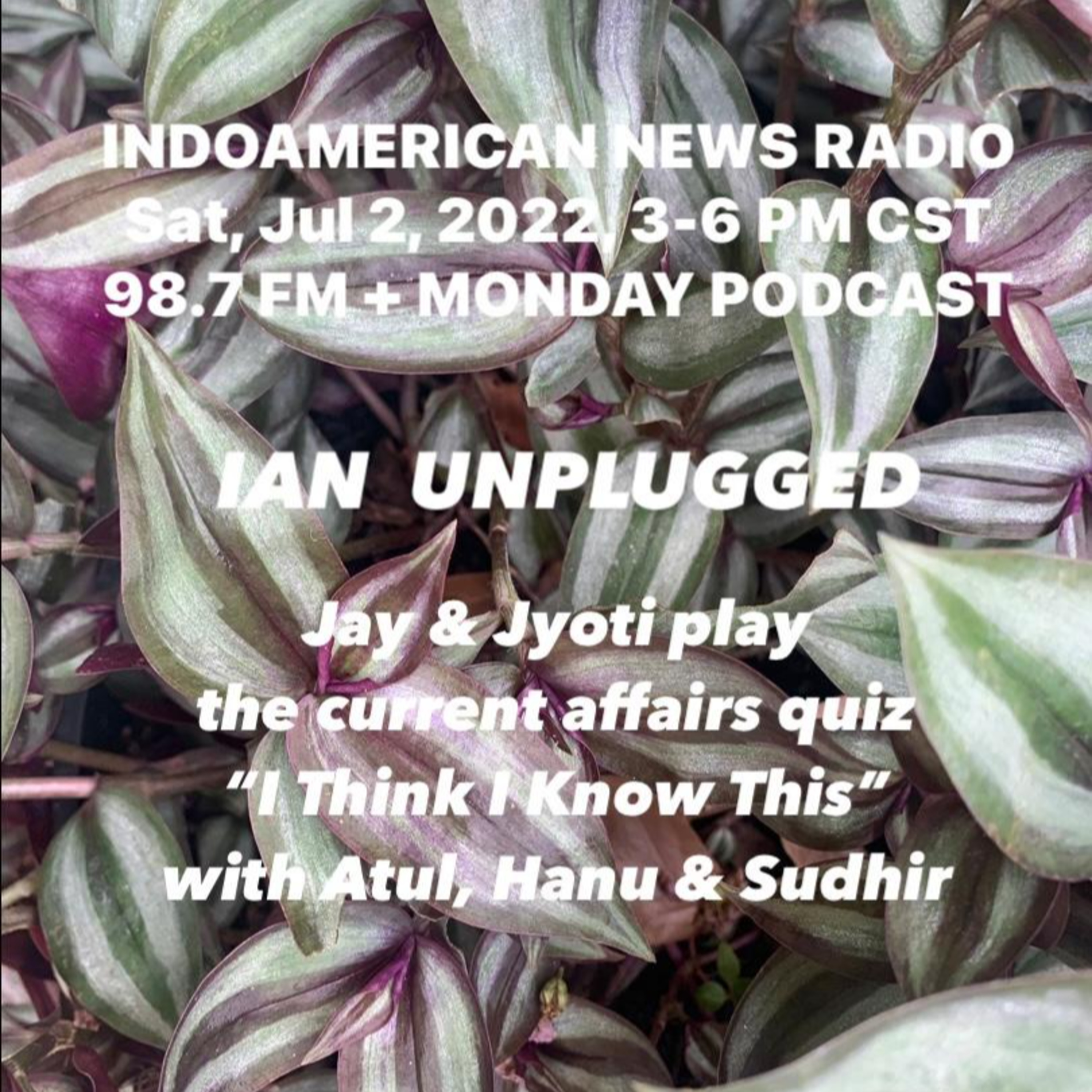 IAN Unplugged 2227 070222 Jay & Jyoti play the quiz game I Think I Know This with Sudhir Golikeri; Hanu Vamaraju & Atul Kothari episode artwork