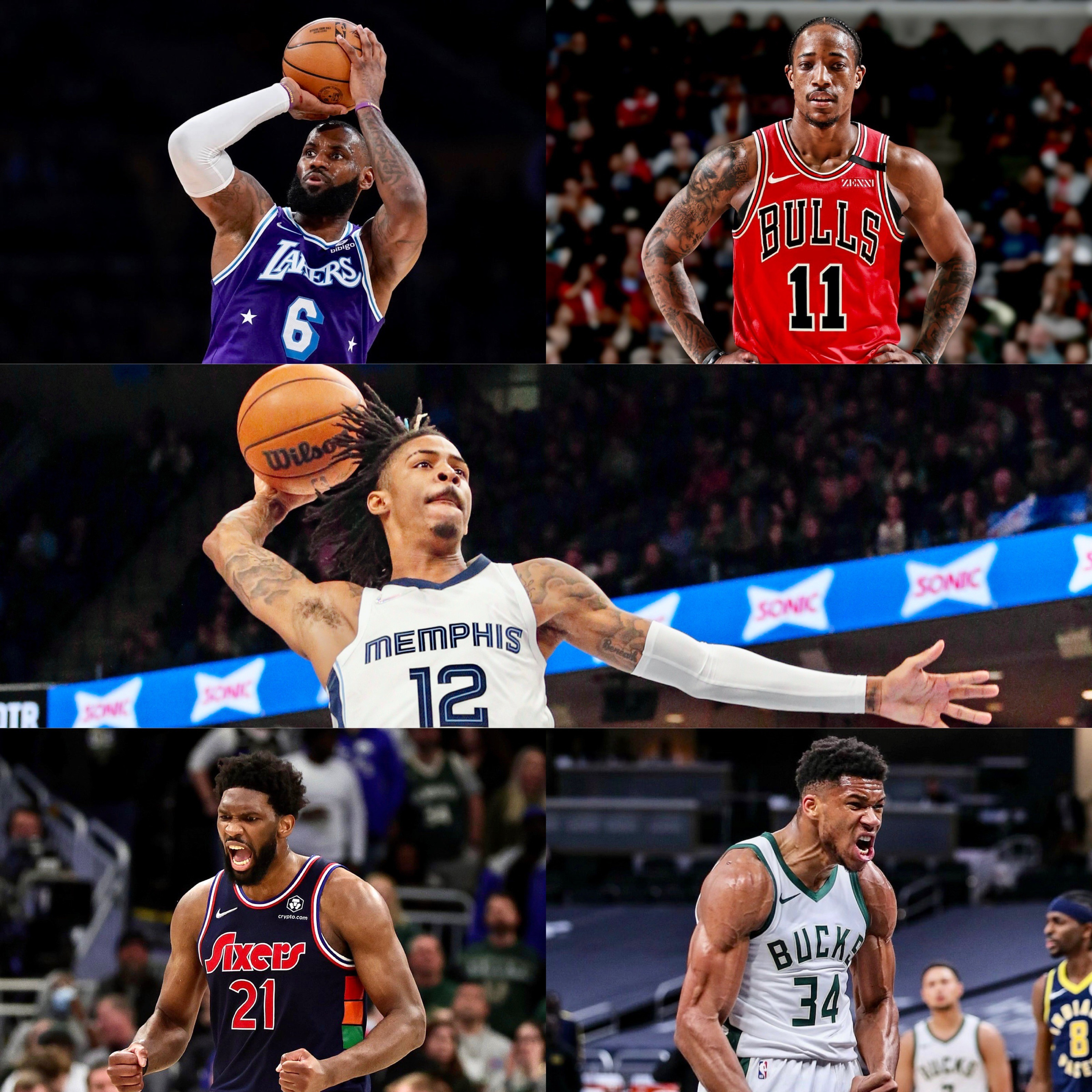 My TOP 5 NBA MVP Candidates for 2022, Ja Morant, Joel Embiid, LeBron James, DeMar DeRozan, Giannis Antetokounmpo. episode artwork