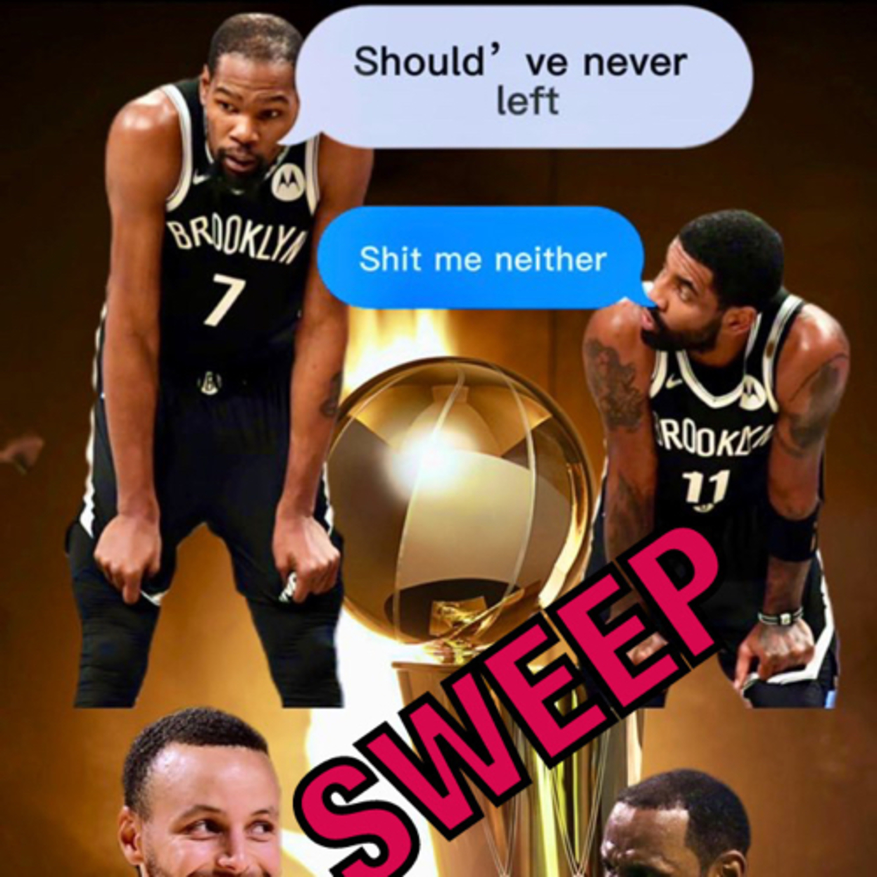 Celtics Sweep the Nets. The Celtics made Kevin Durant their B!(+H 🤷🏼‍♂️ episode artwork