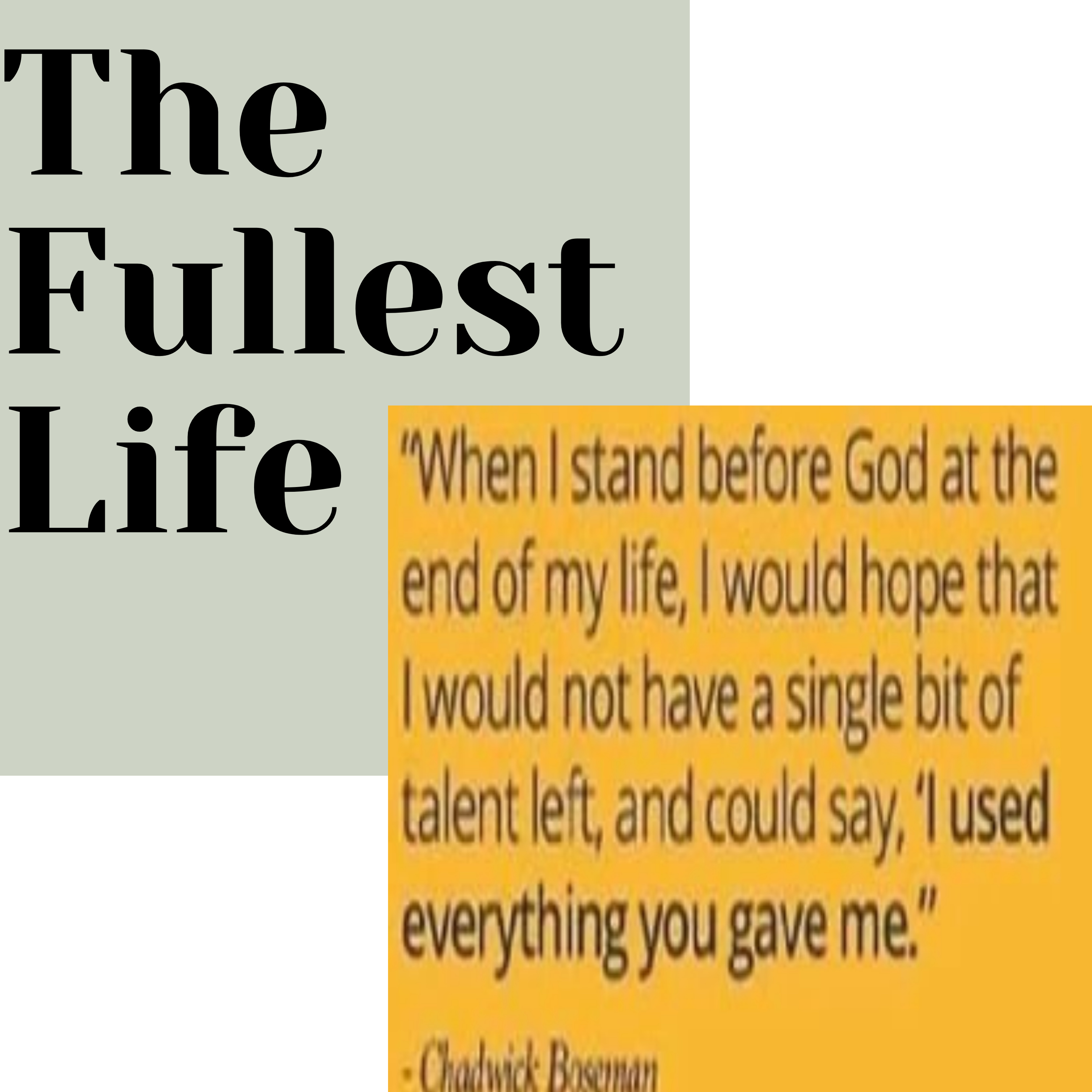 The Fullest Life