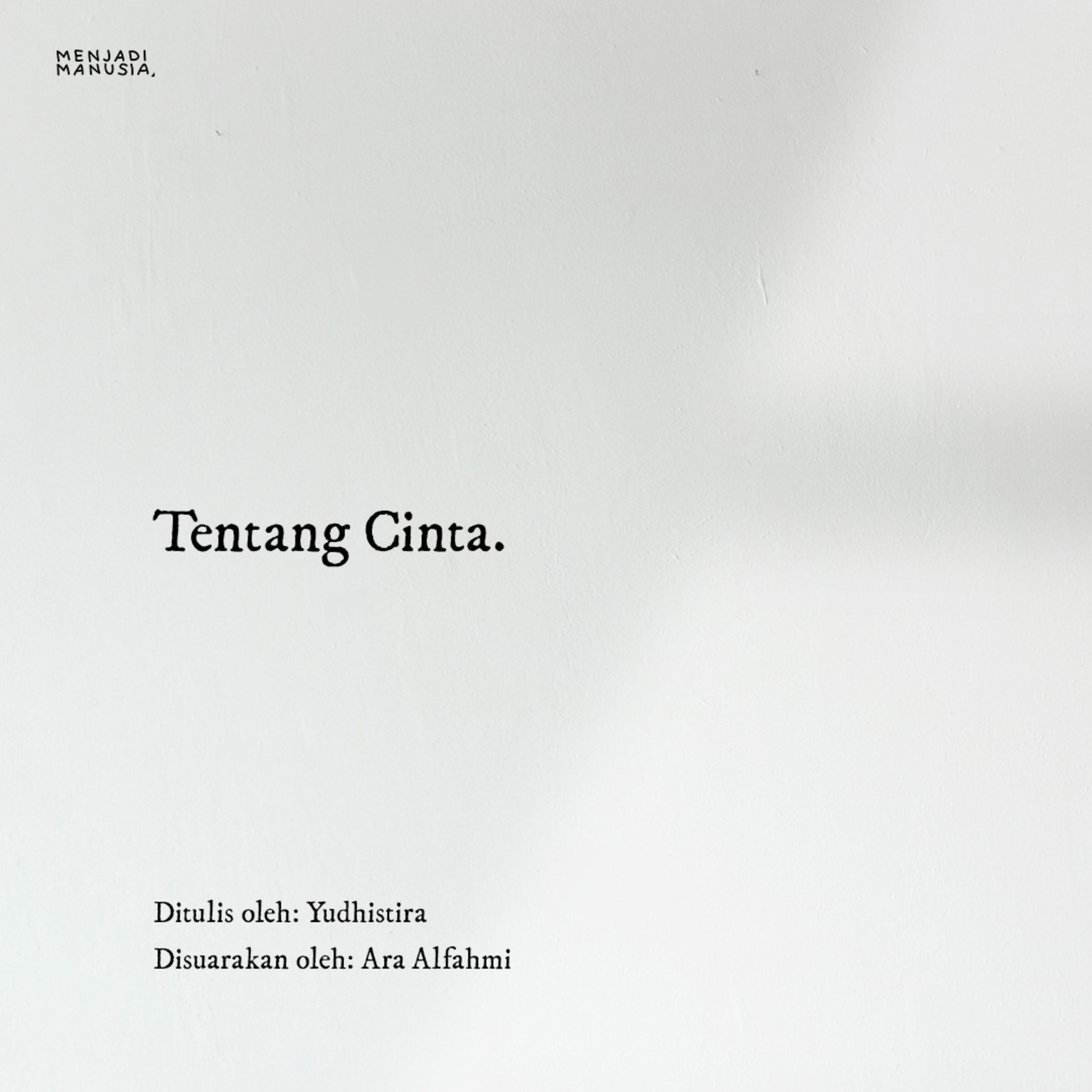 Menjadi Manusia