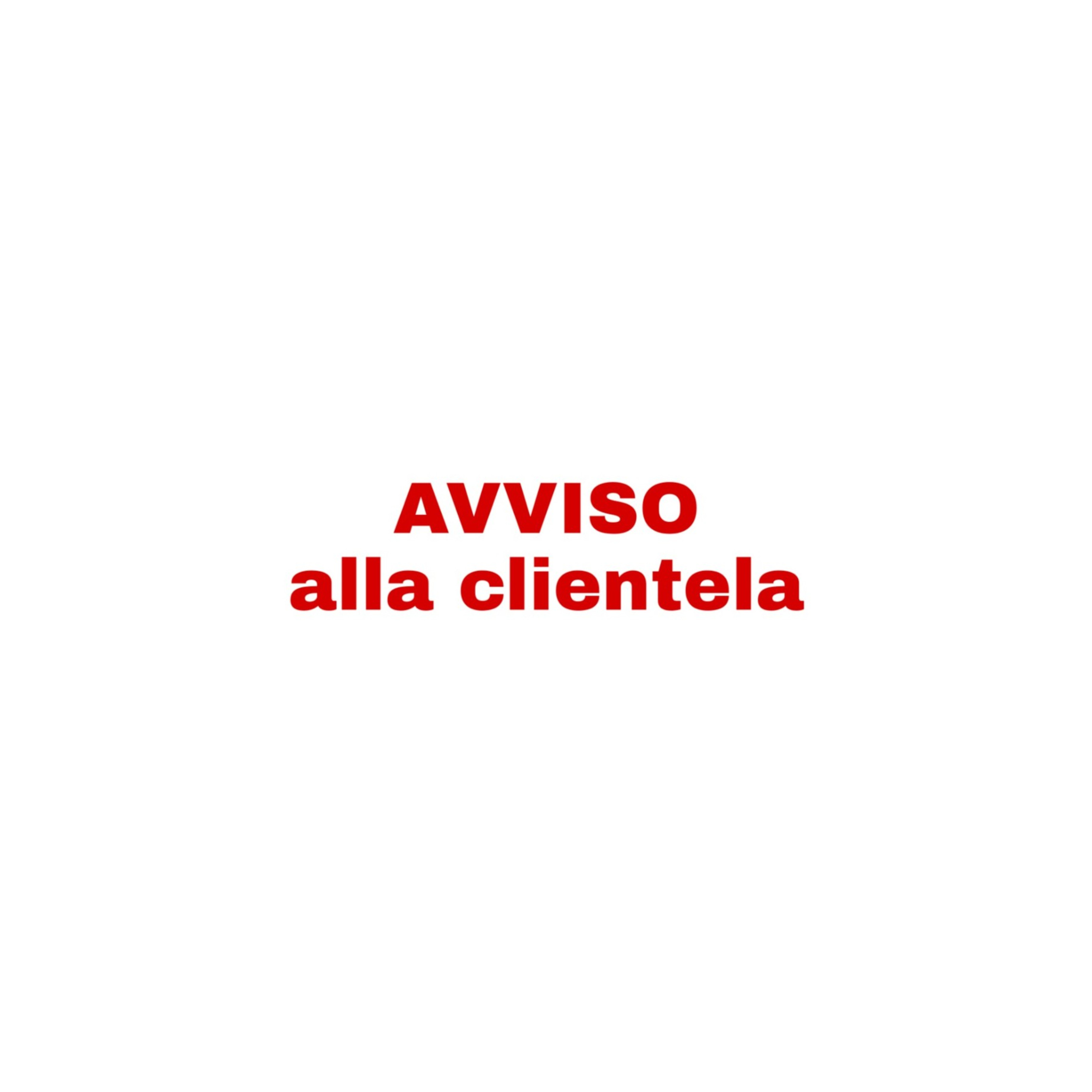 AVVISO