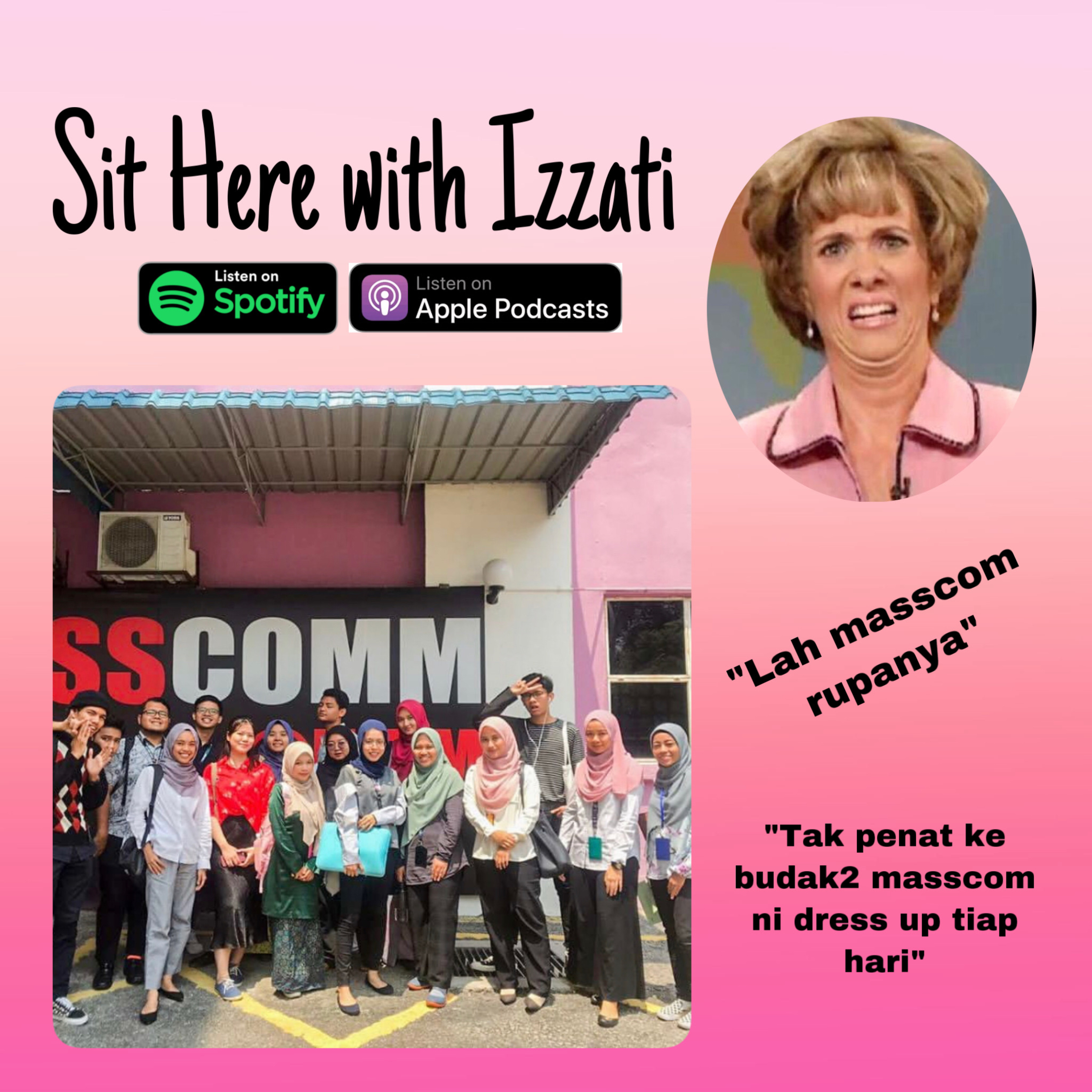 Sit here with Izzati