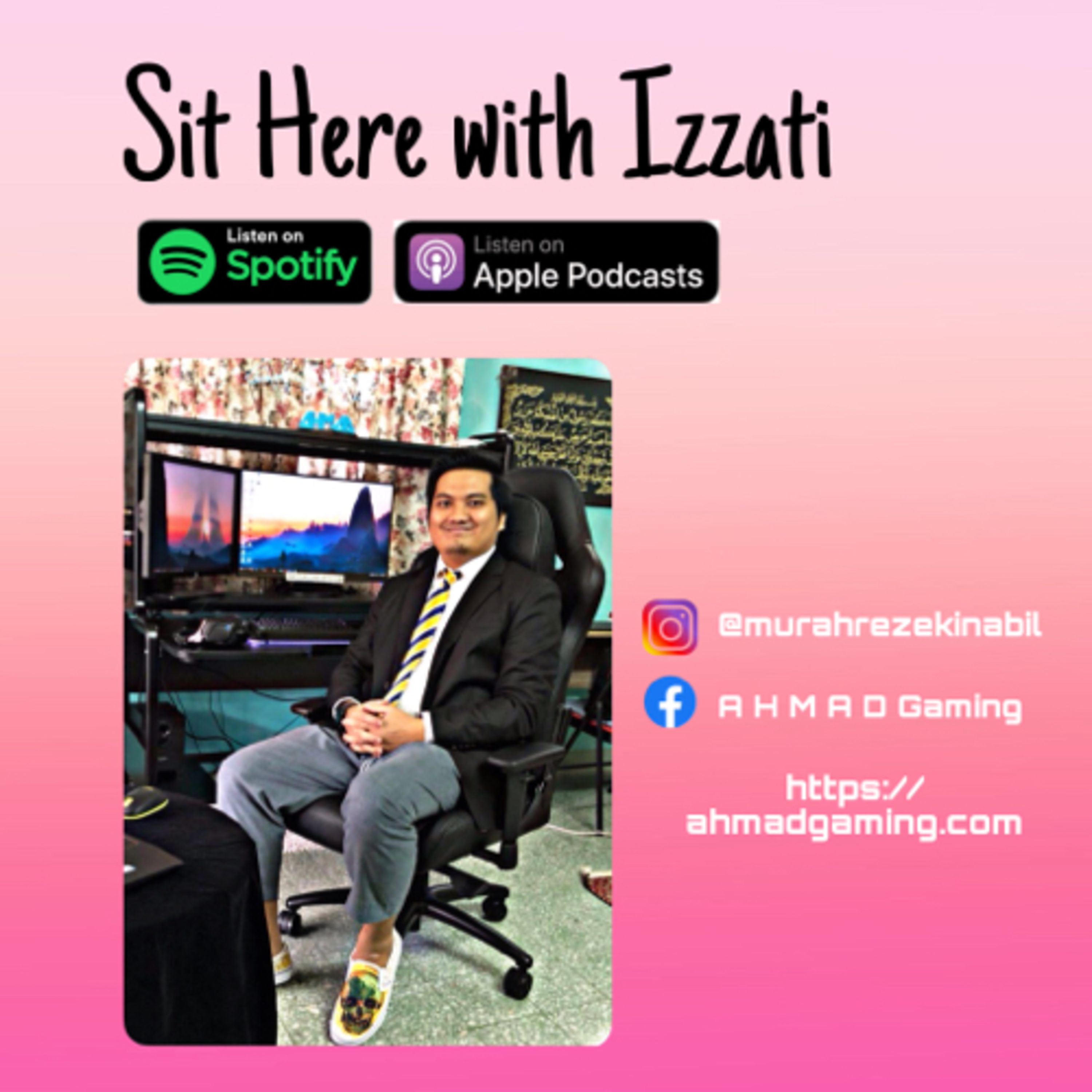 Sit here with Izzati