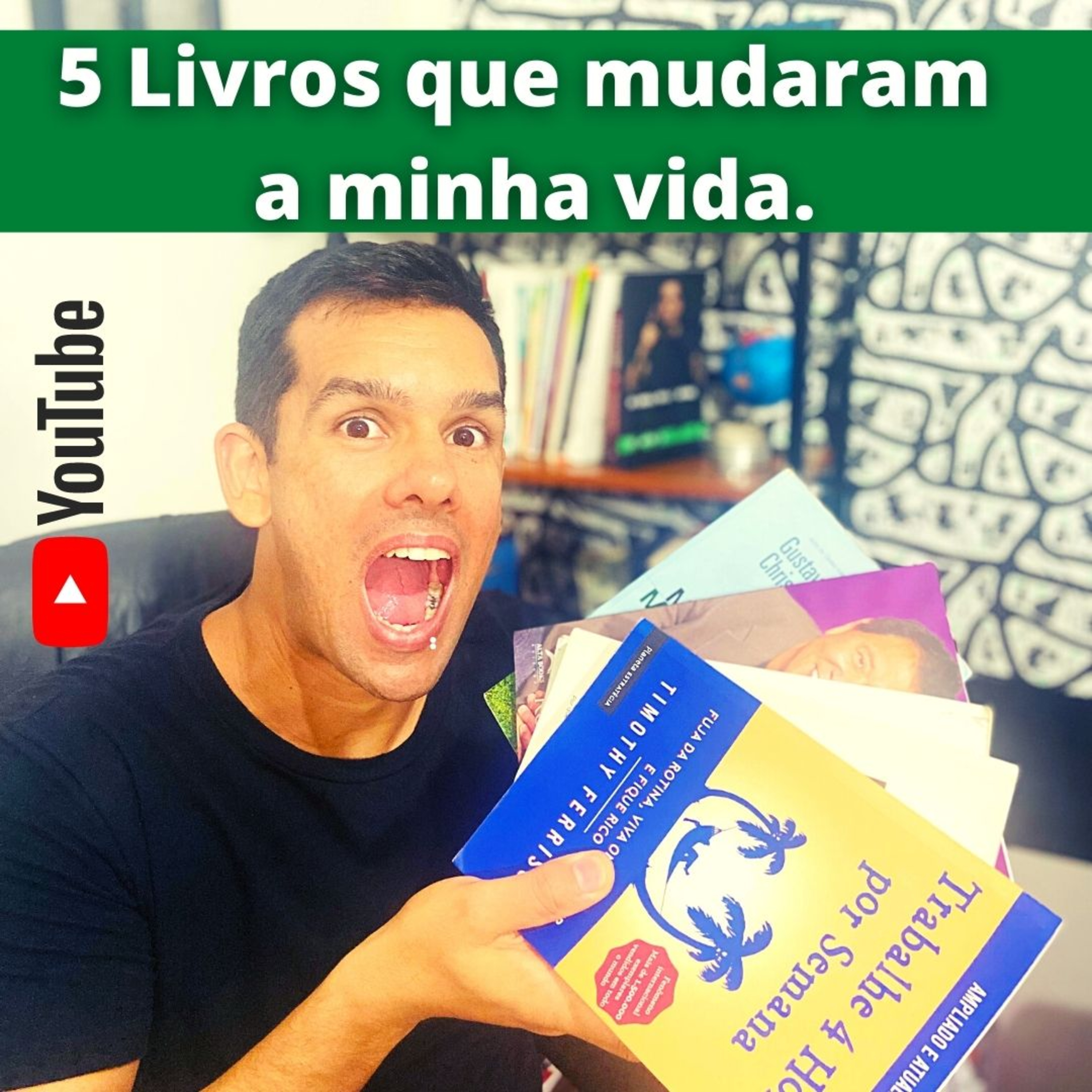 #112 - 5 Livros que mudaram a minha vida! I Eles vão mudar a sua também.