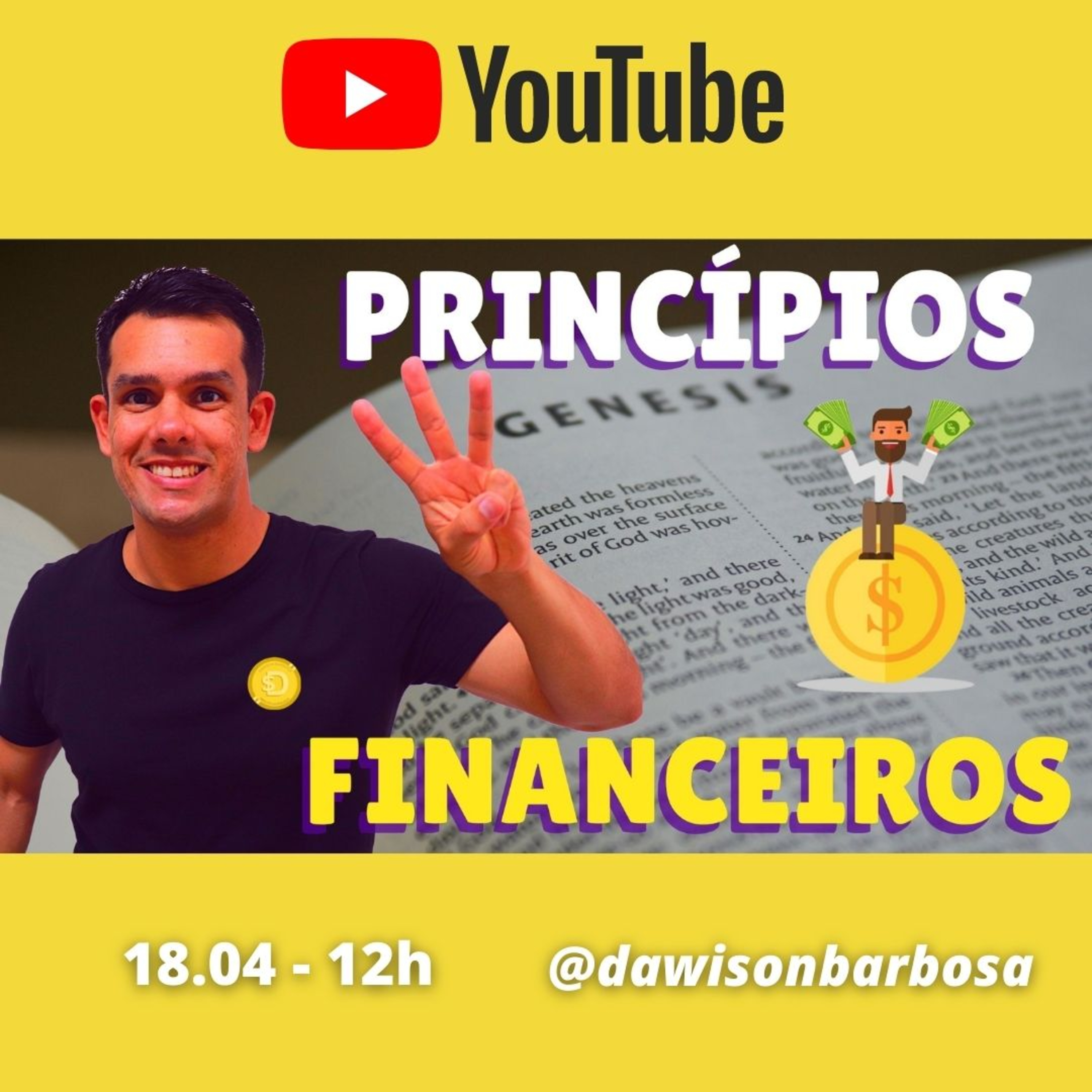 #162 - 3 Princípios Financeiros - O que a BÍBLIA diz sobre o DINHEIRO e você achava que sabia!